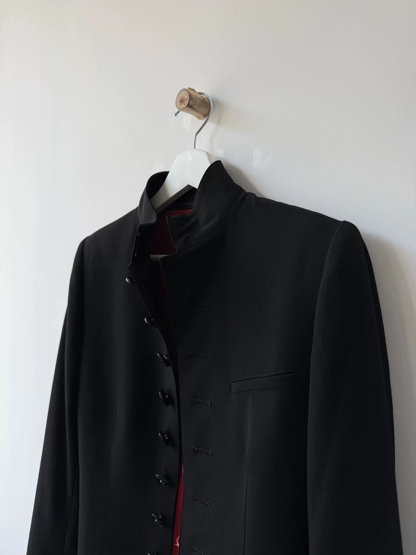 Jean Paul Gaultier 1985 Chinese Wool Coat — detail