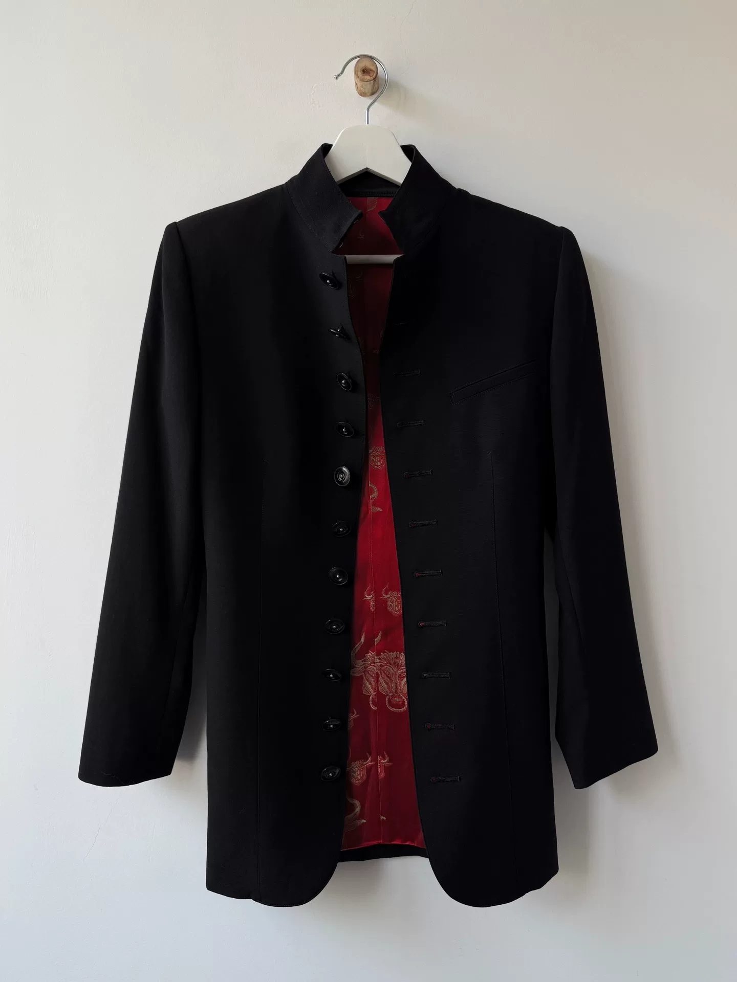Jean Paul Gaultier 1985 Chinese Wool Coat — front