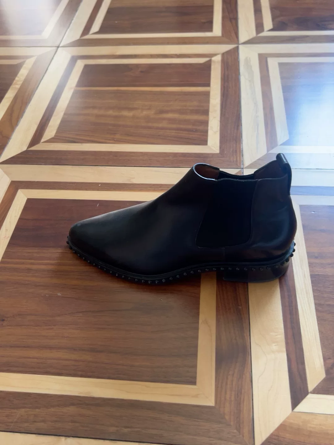 Givenchy Studded Leather Mid-Calf Boots