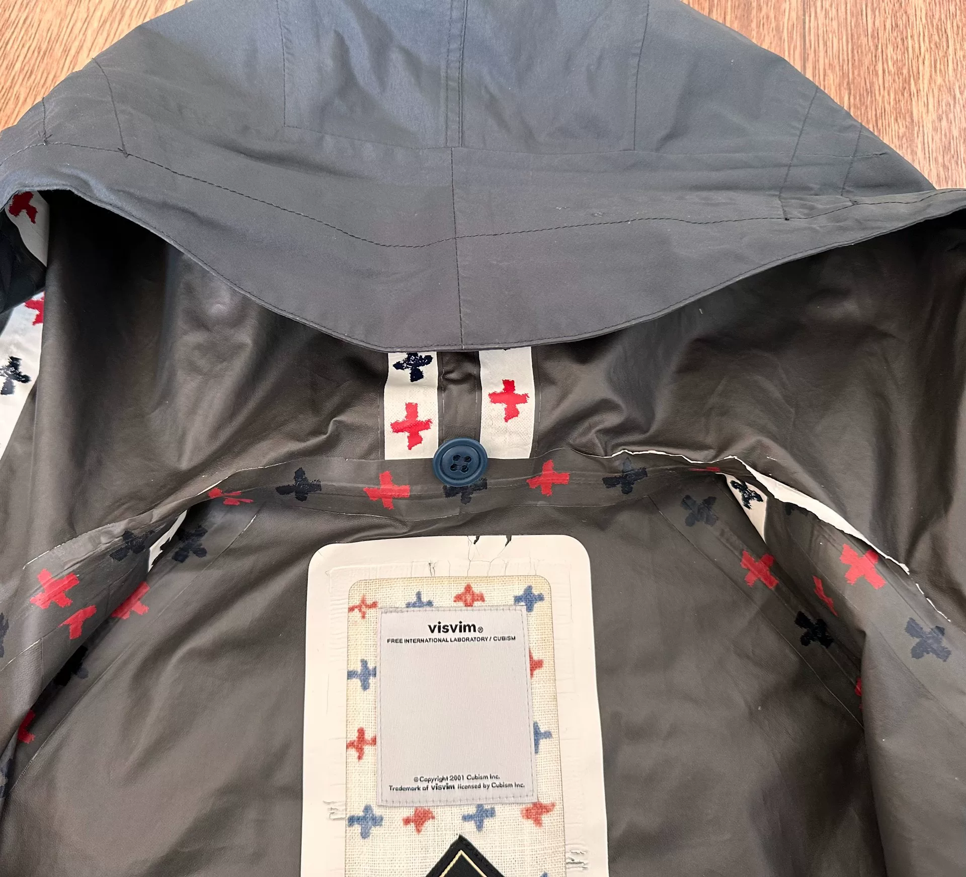 VISVIM P.F.D. 2.5L GORE-TEX Jacket — label