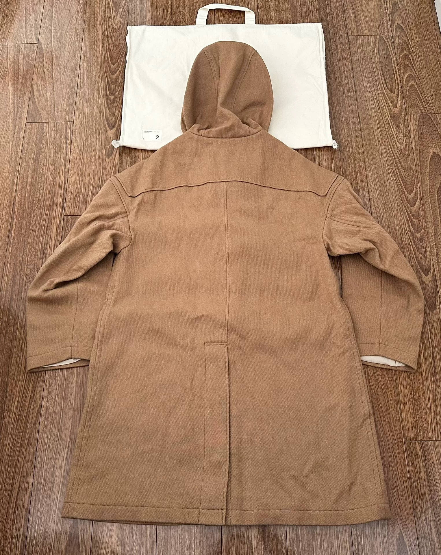 VISVIM MALLORY CONVOY COAT MELTON — front