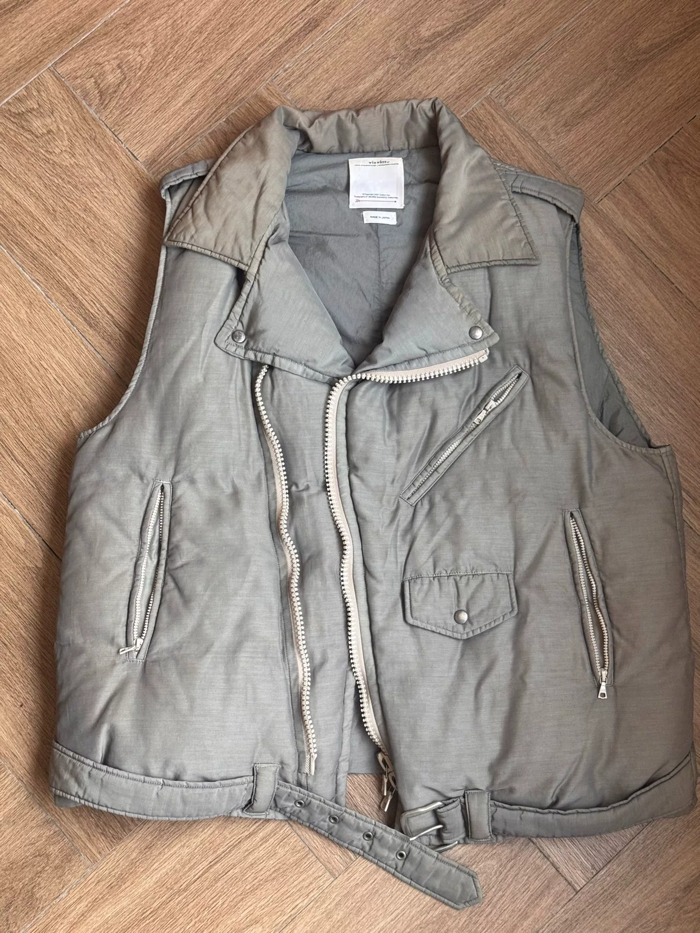 Visvim 20ss Strabler Overdye Down Vest — front