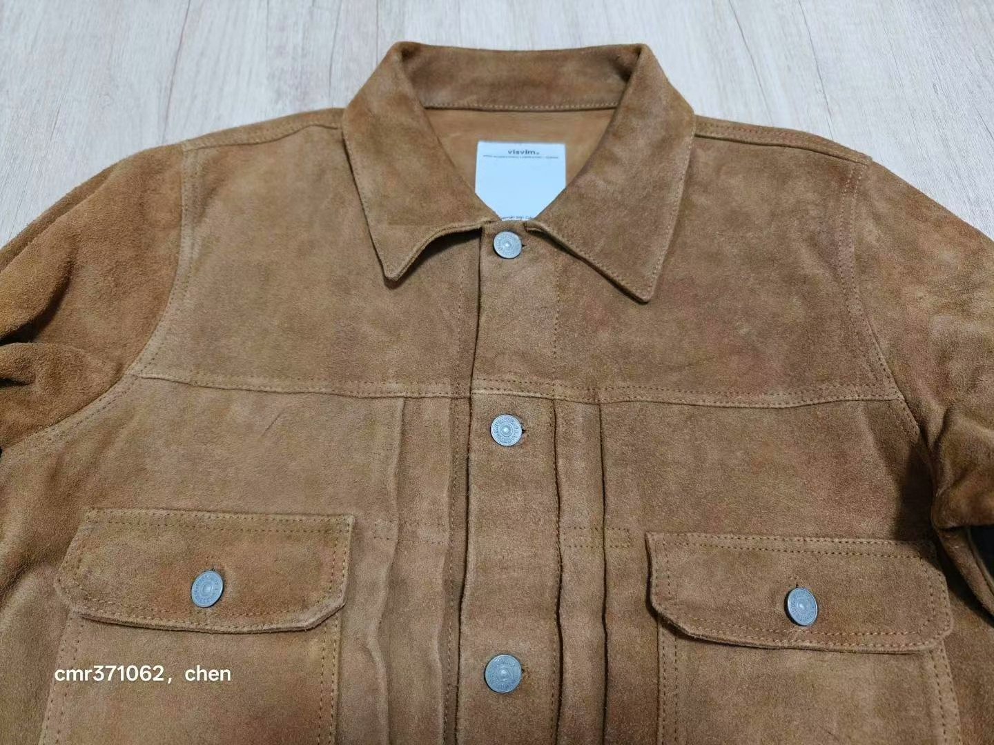 VISVIM 16SS 101 JKT Cow Suede — front
