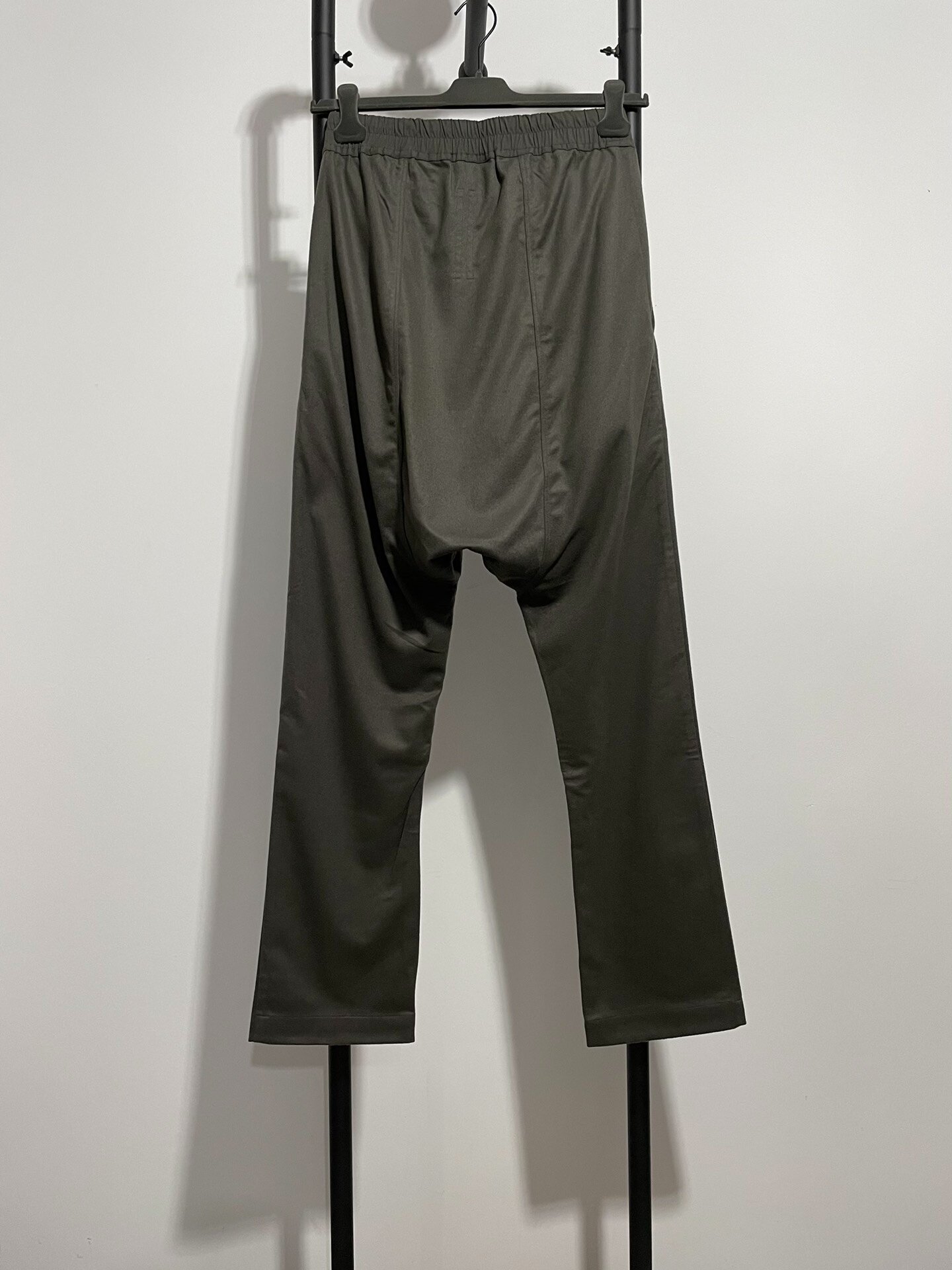 Rick Owens New Drop-Crotch Wool Pants 46 — front