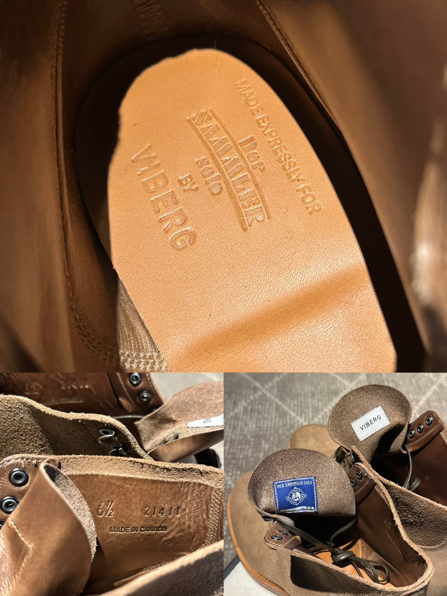 Der Sammler Solo x Viberg N-1 Boots — front