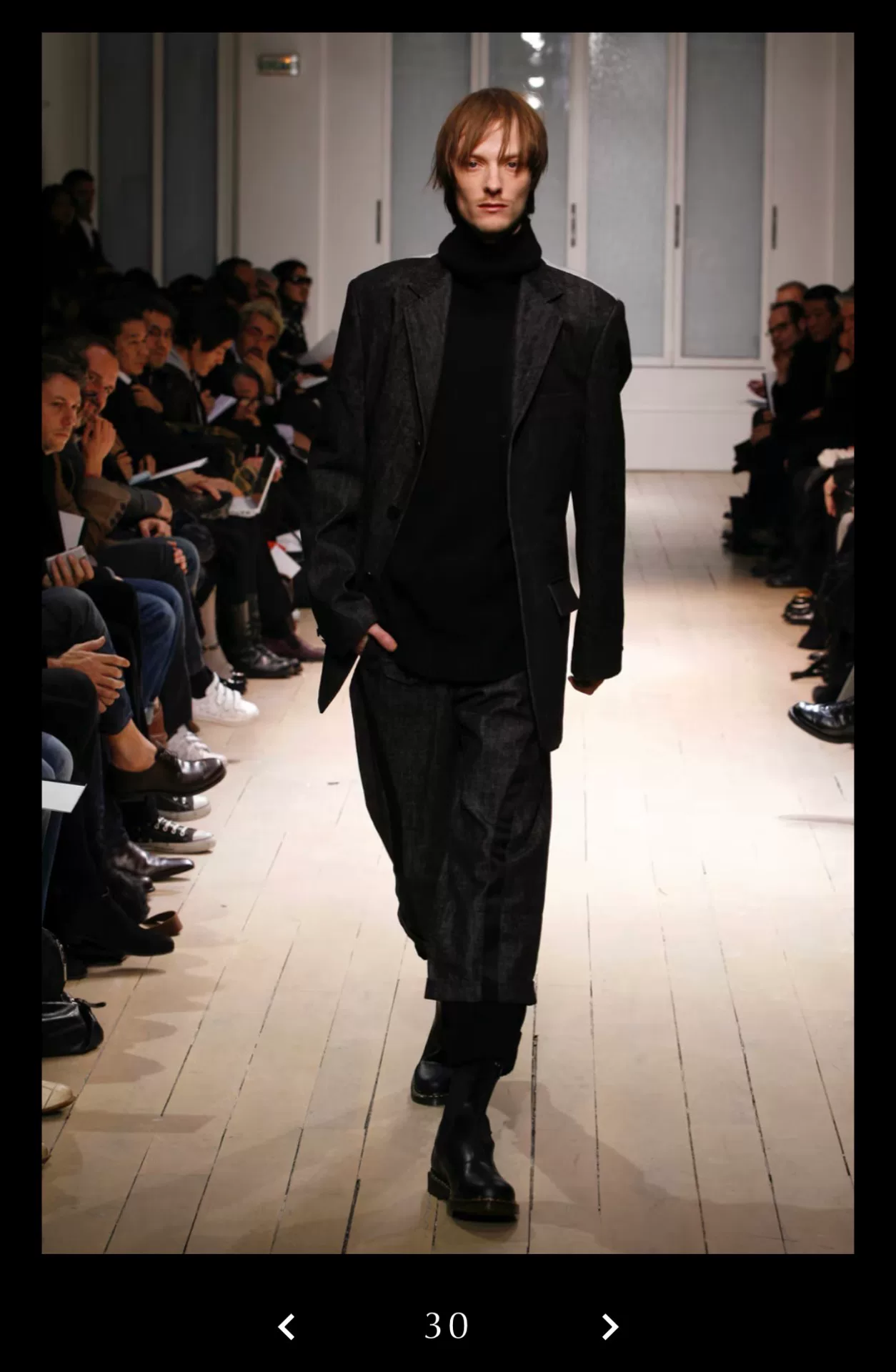 Yohji Yamamoto 07AW Wool-Denim Coat — back
