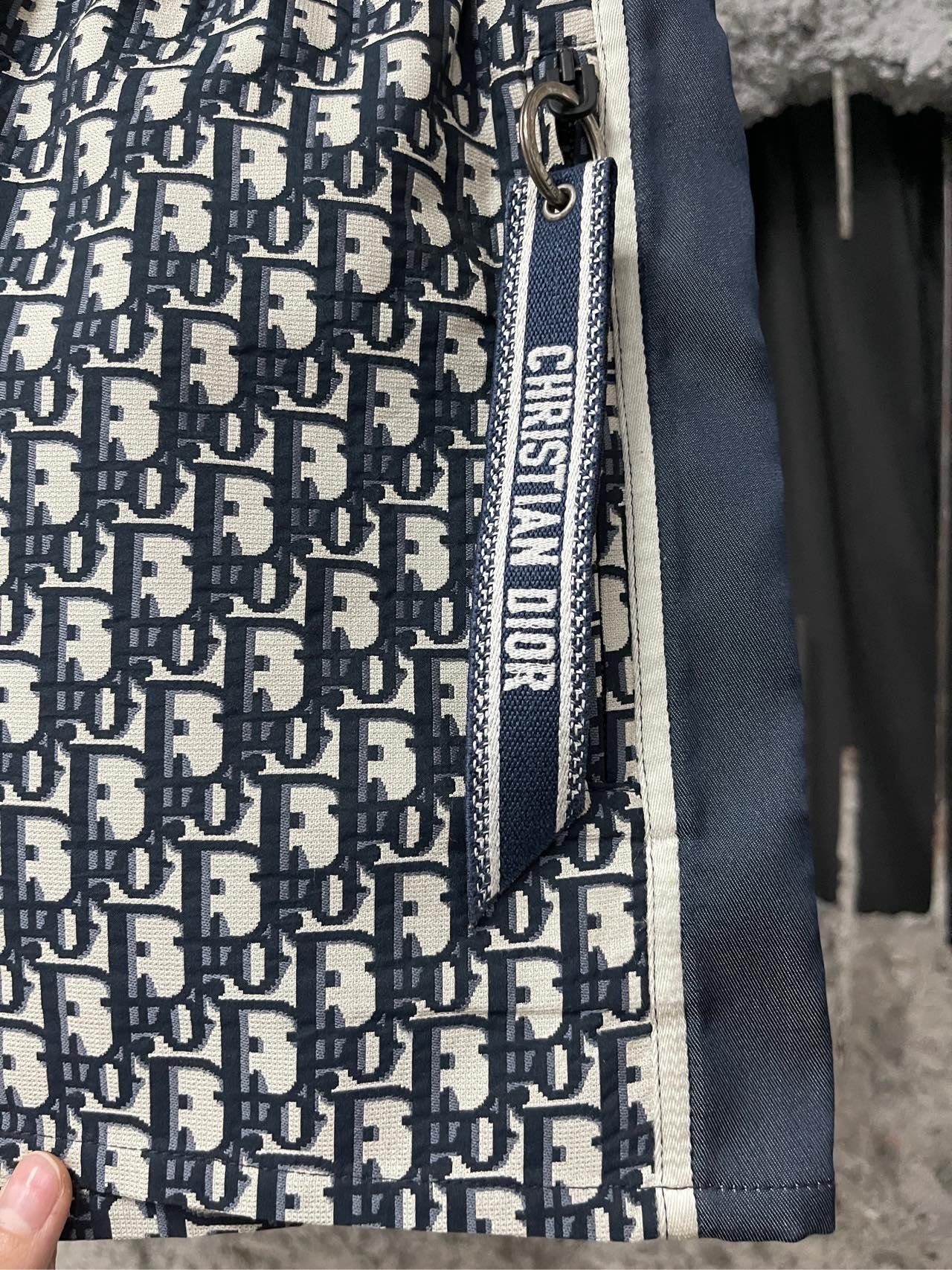 Dior Monogram Shorts — label
