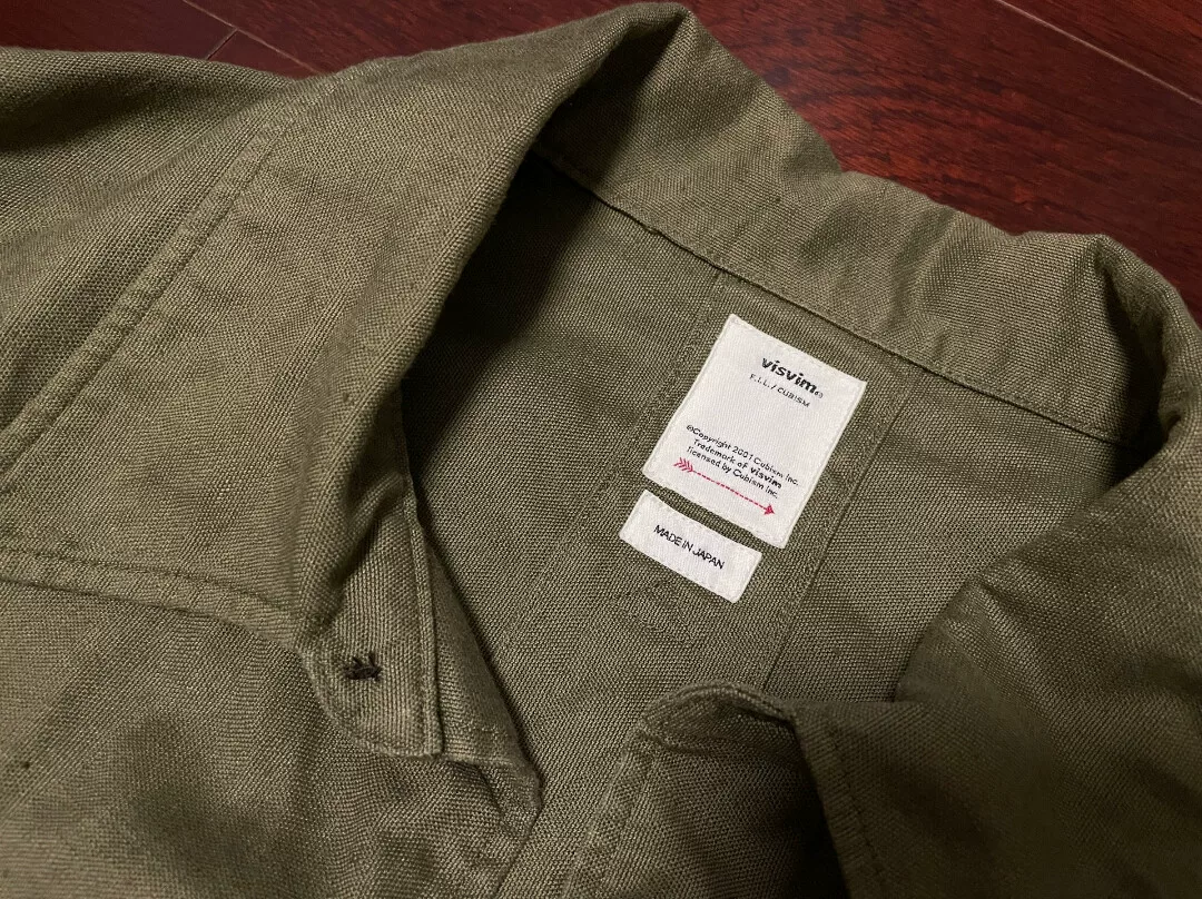 visvim ketchum military short-sleeve shirt — back