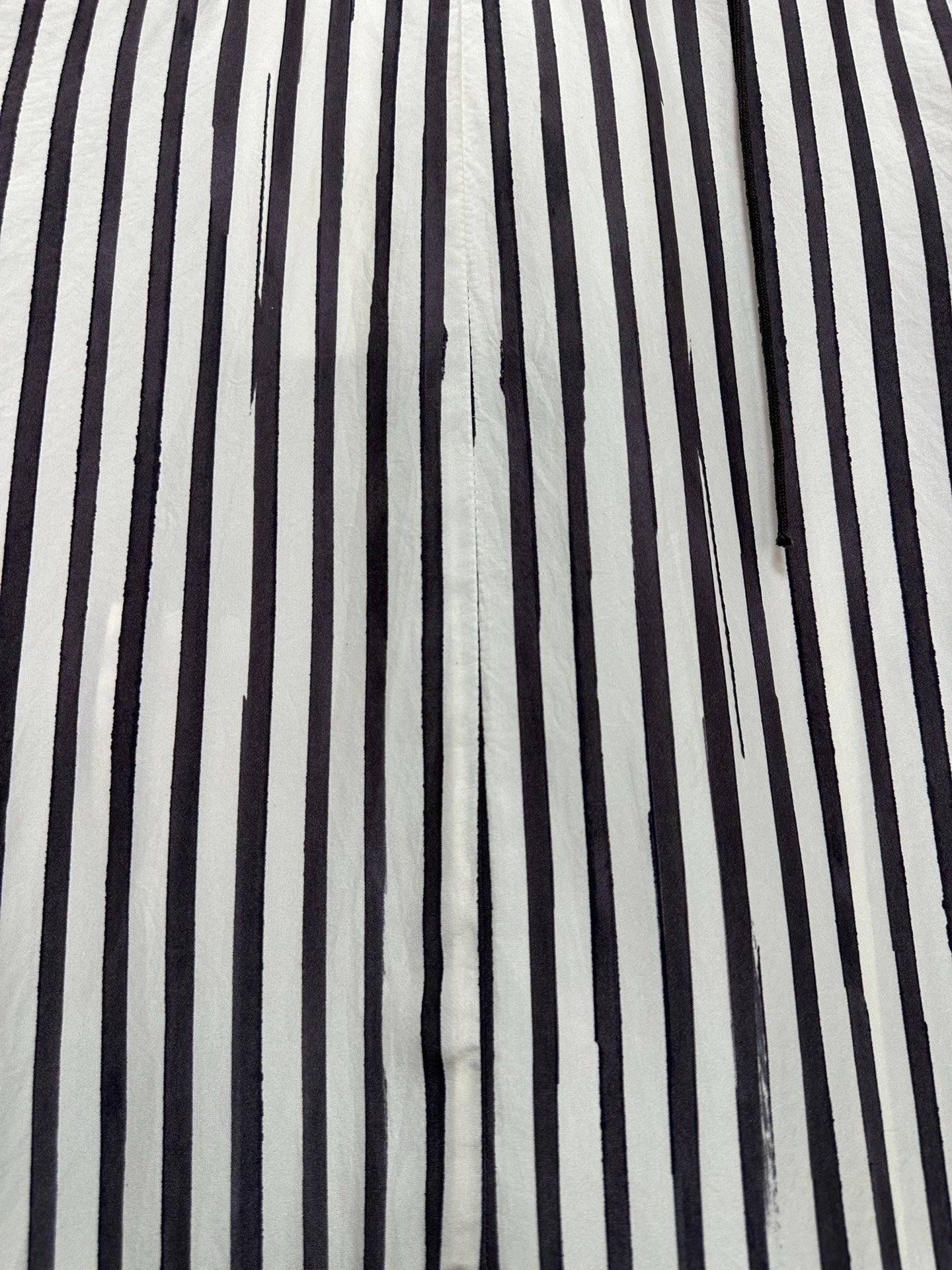 toogood Silk Hand-Painted Stripe Coat — label