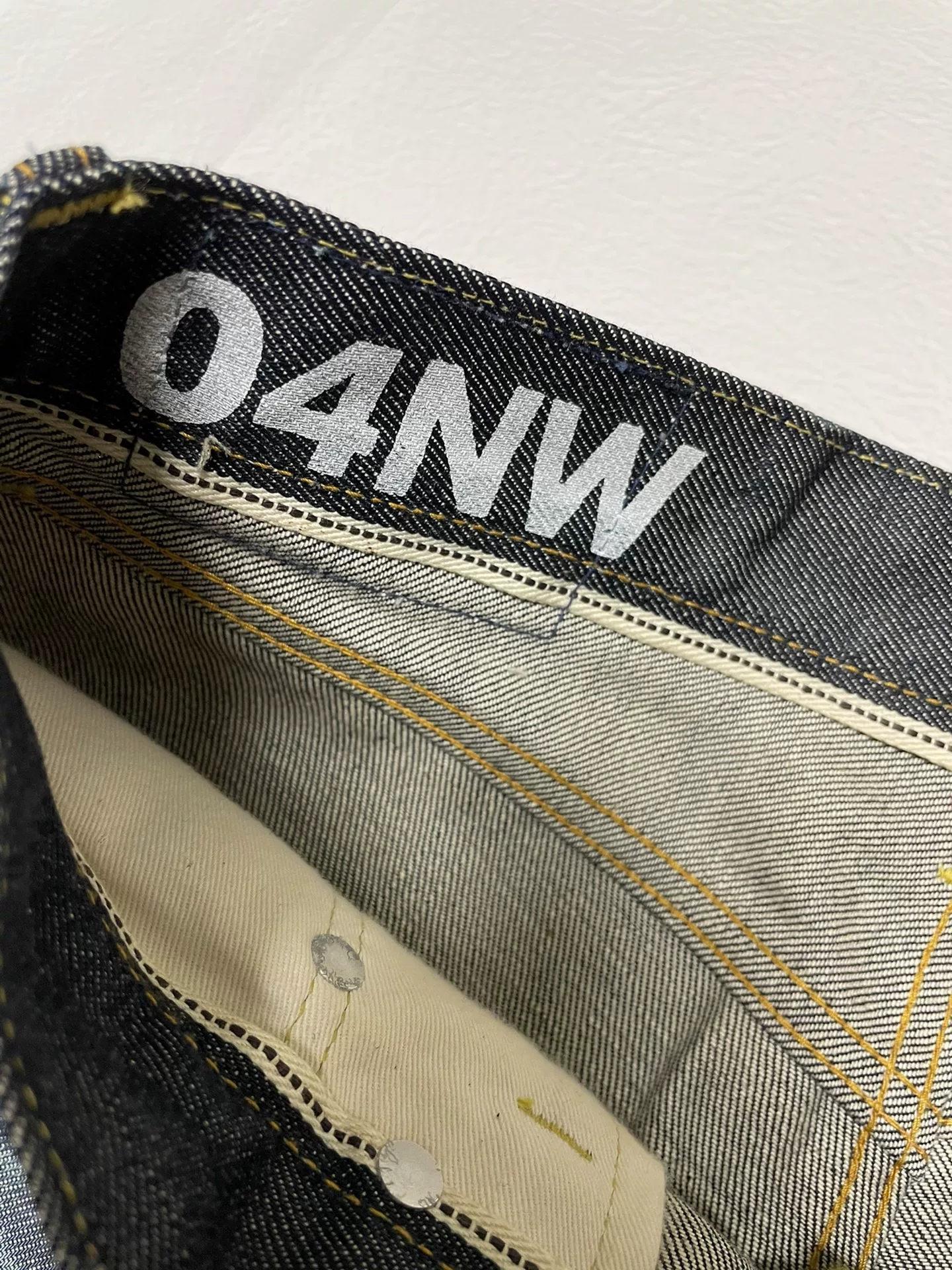 Visvim 04NW Non-Washed Jeans — back