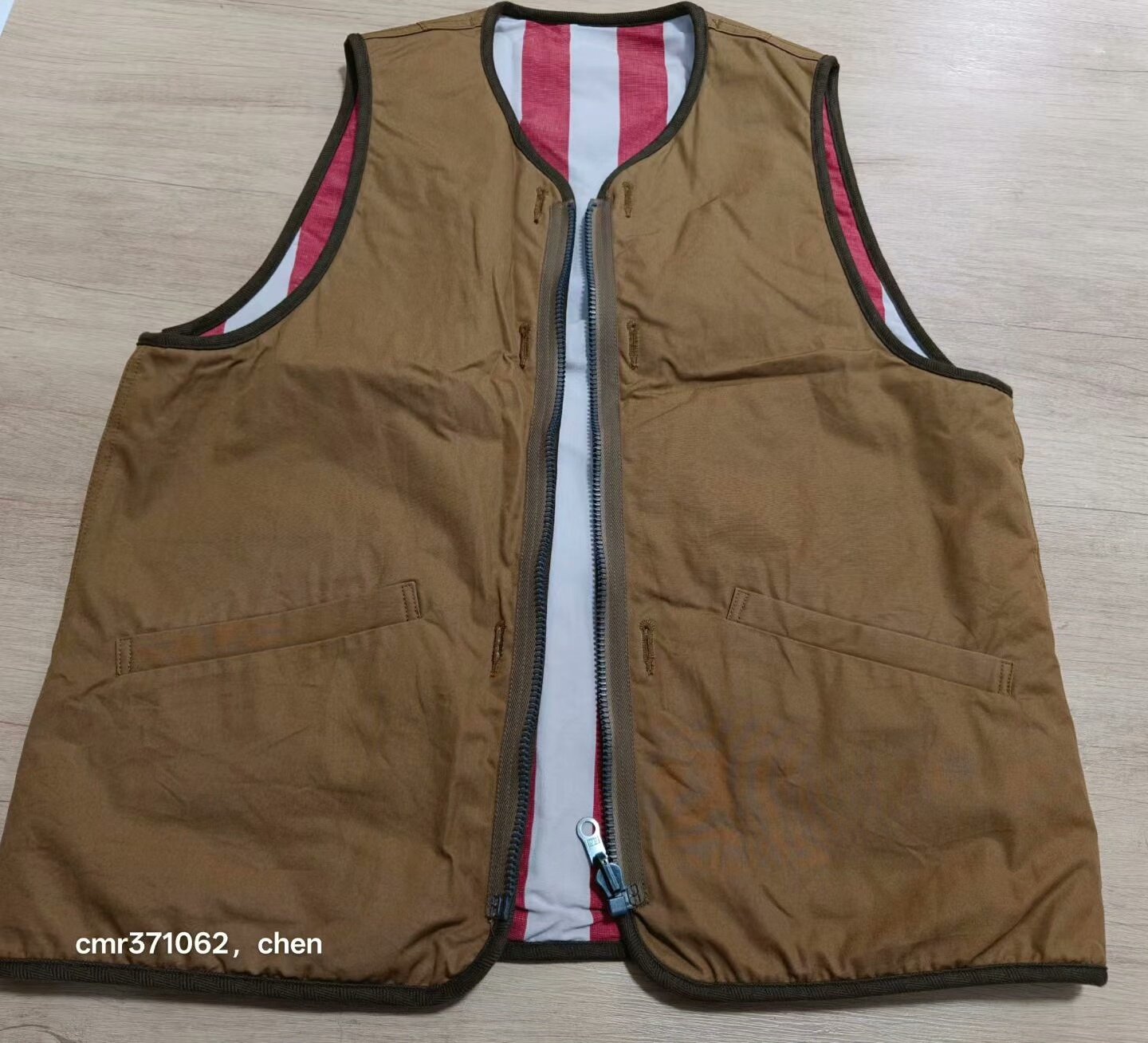 visvim 20AW Iris Liner Vest — label