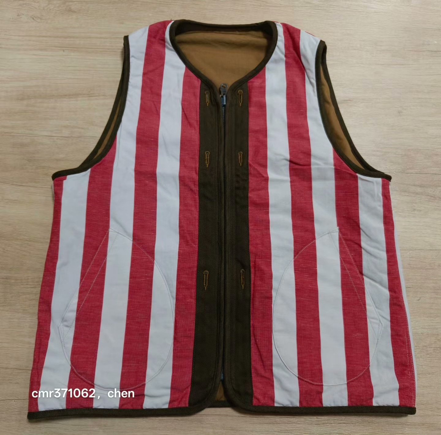 visvim 20AW Iris Liner Vest — detail