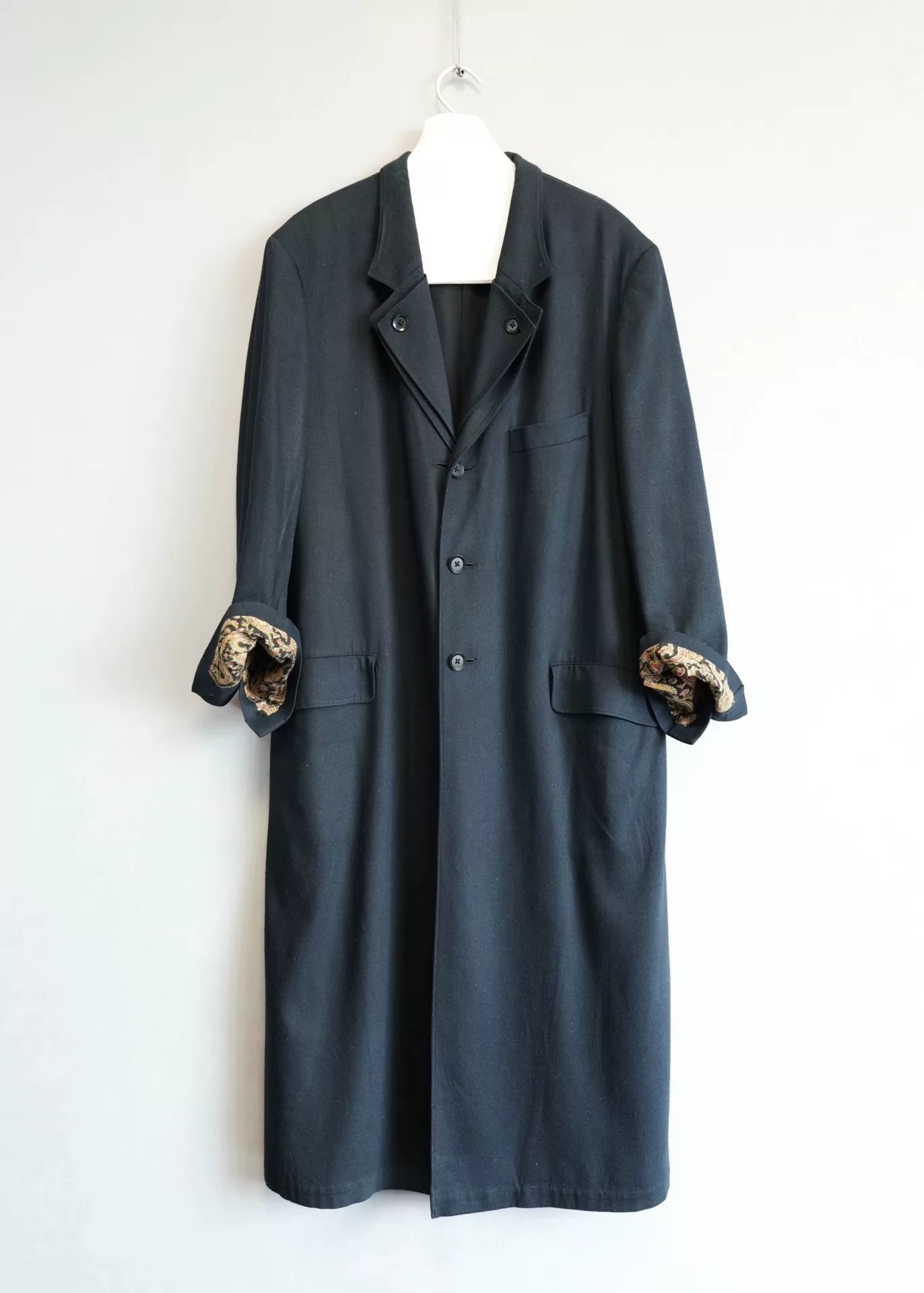 Yohji Yamamoto 23SS Silk Denim Coat