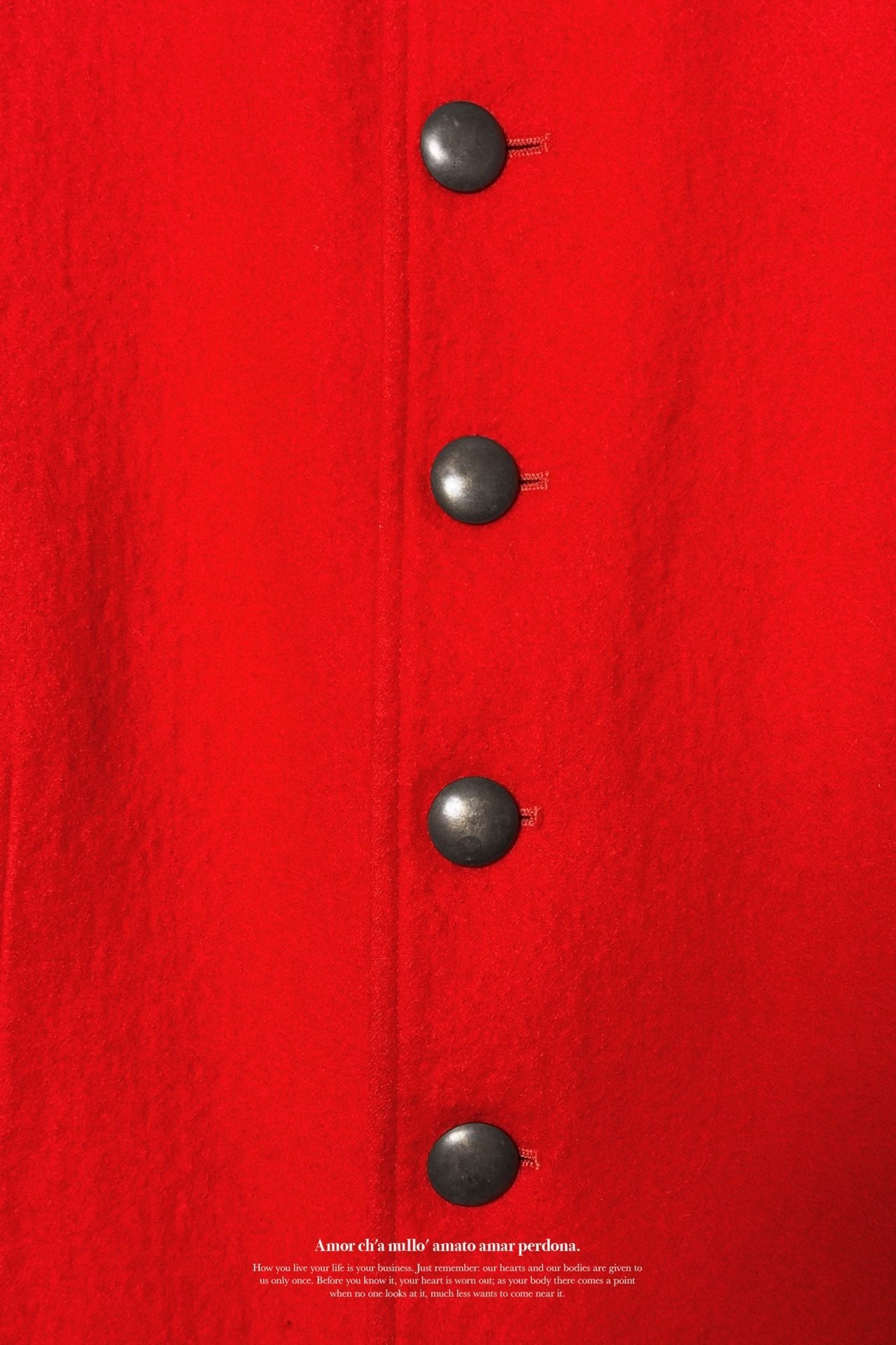 Yohji Yamamoto 01AW Gold Button Tailcoat — label