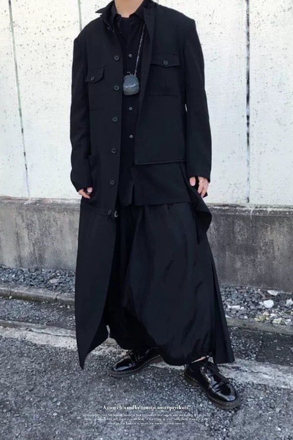 Yohji Yamamoto 19AW Gaba Coat — front