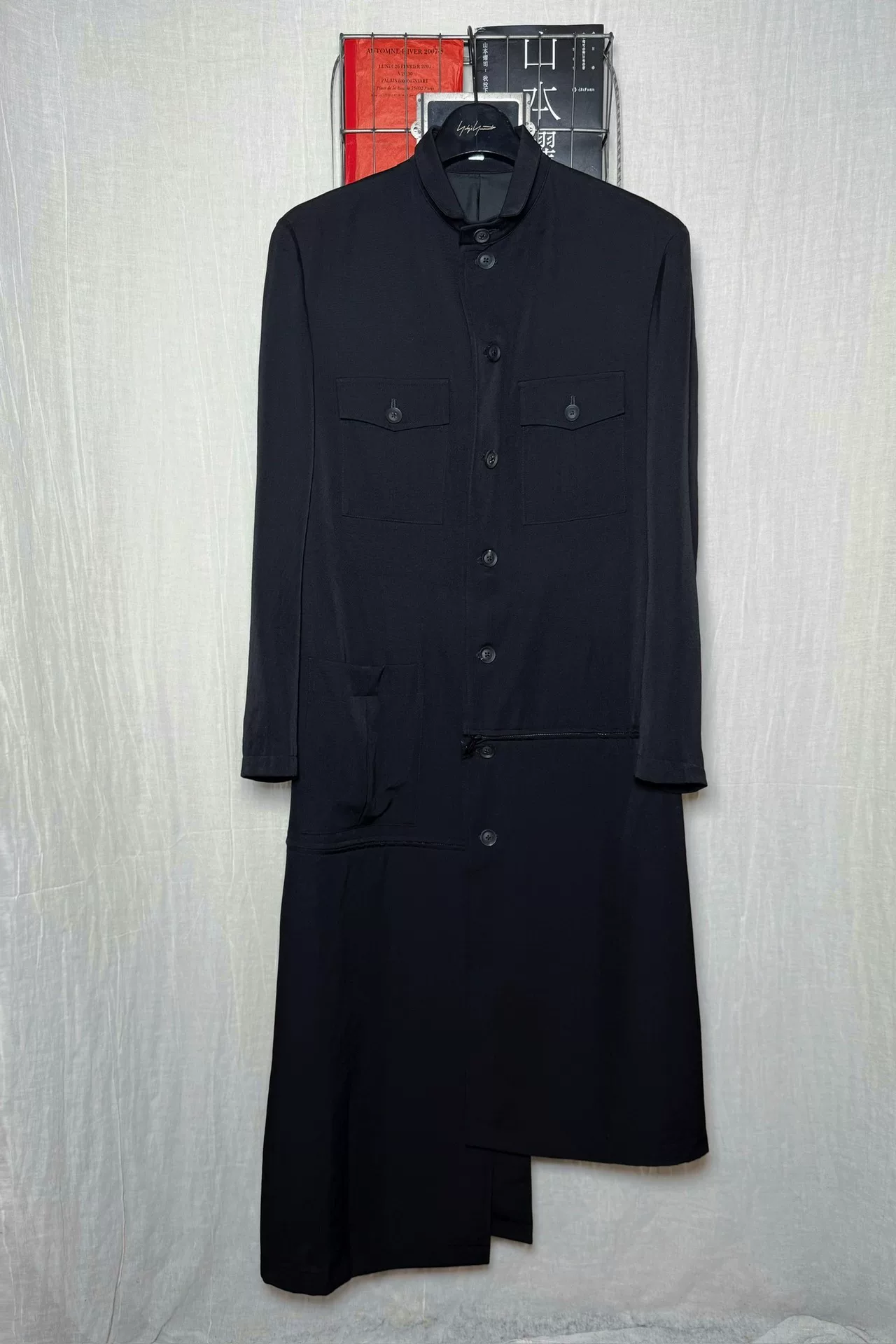 Yohji Yamamoto 19AW Gaba Coat — detail