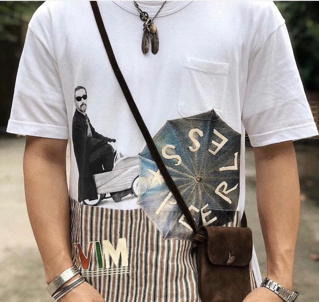 visvim Jumbo S/S Collage T-Shirt — front