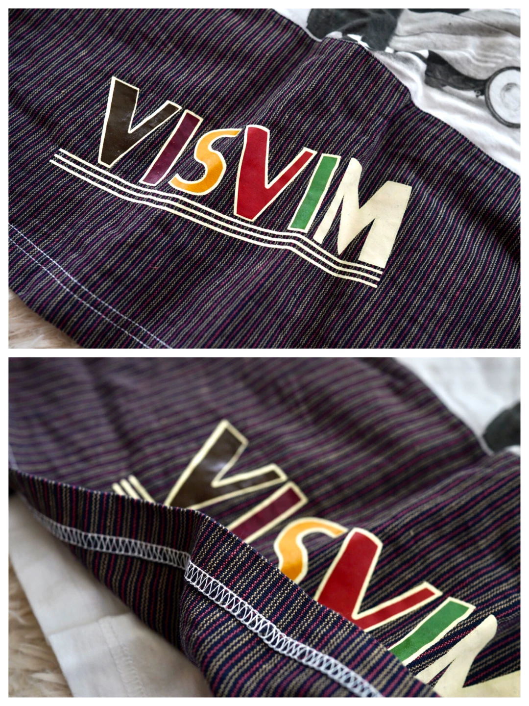 visvim Jumbo S/S Collage T-Shirt — back