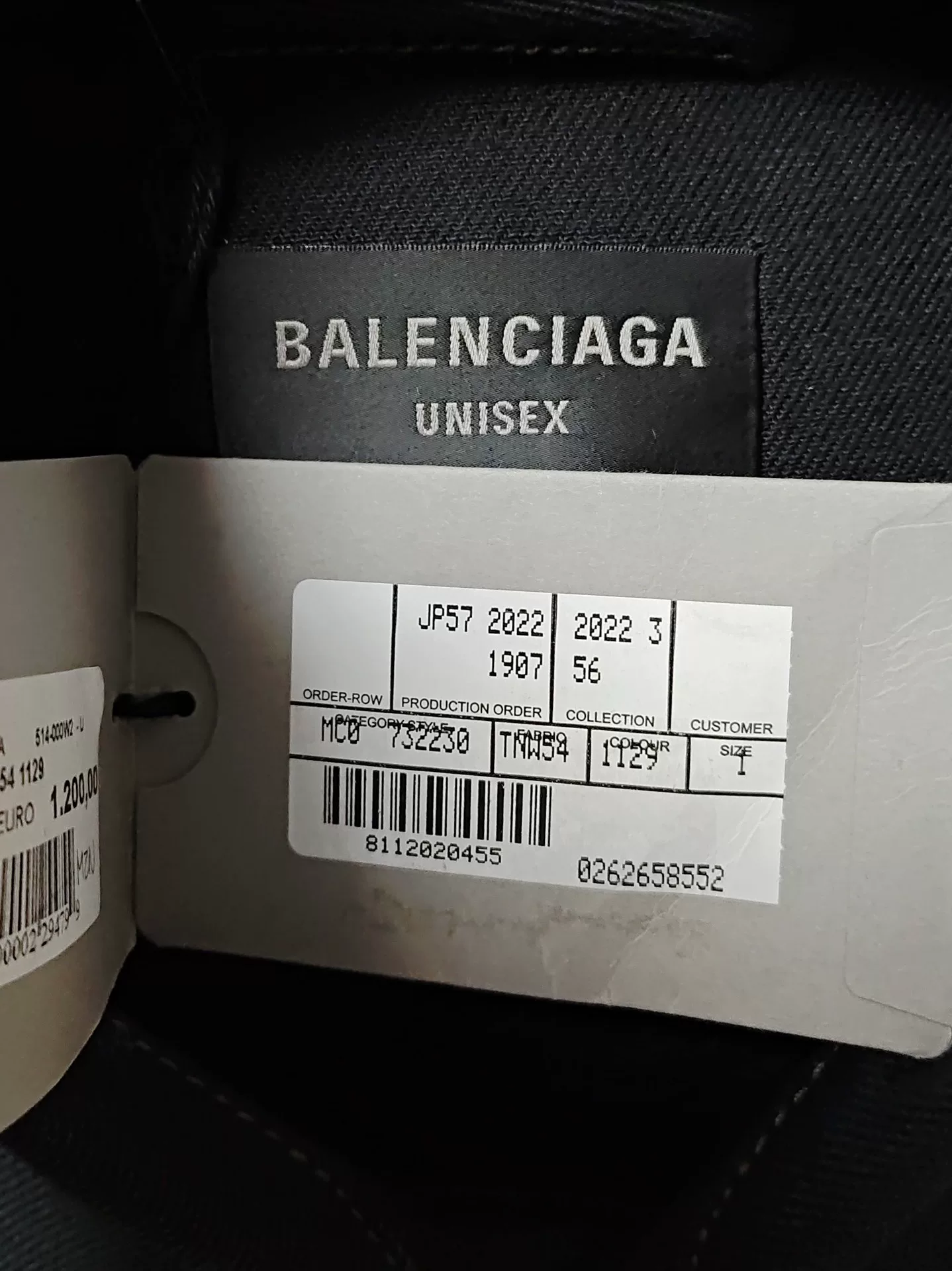 Balenciaga 23ss Bedifferent BB Denim Jacket — back