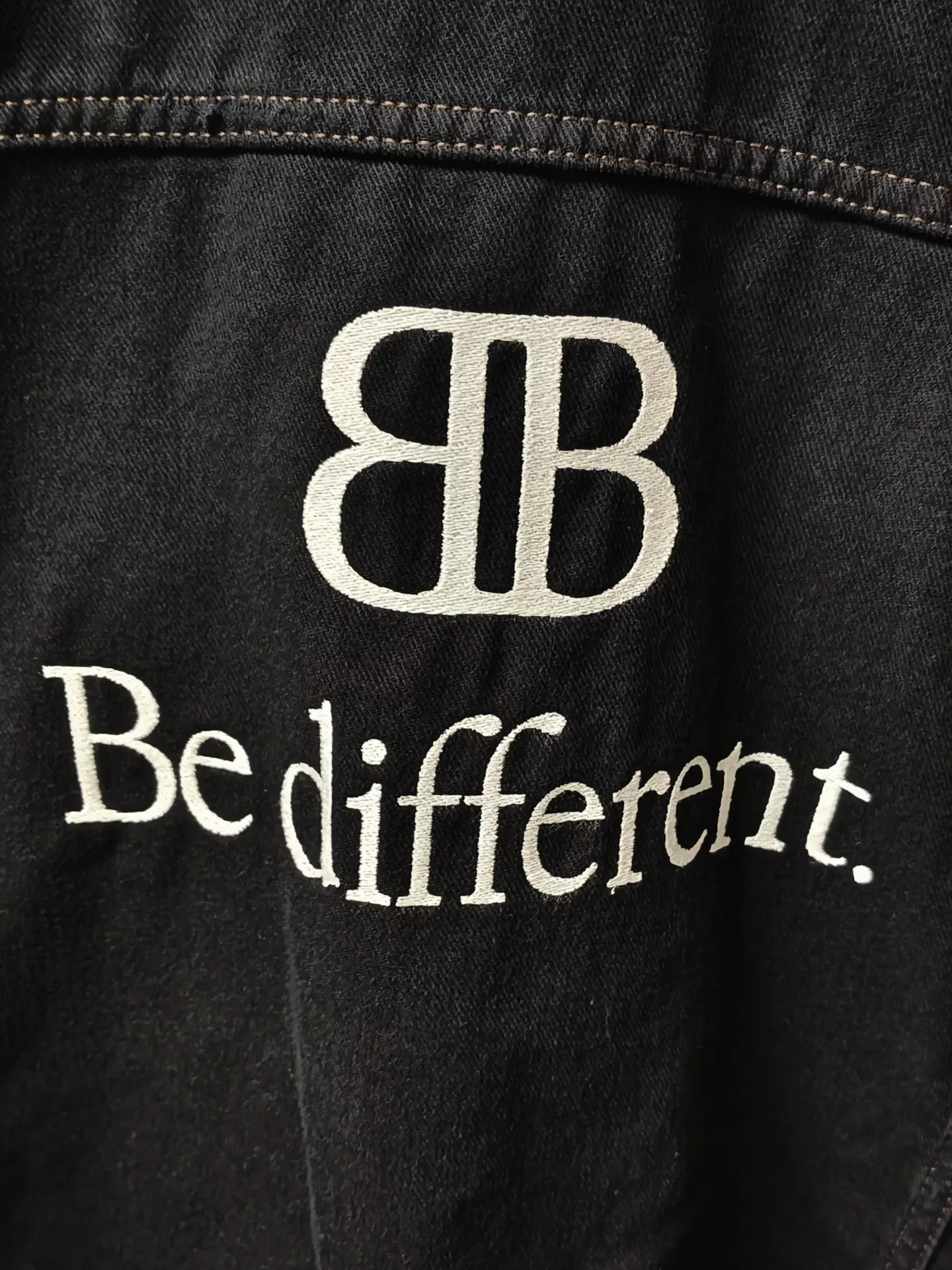 Balenciaga 23ss Bedifferent BB Denim Jacket — detail