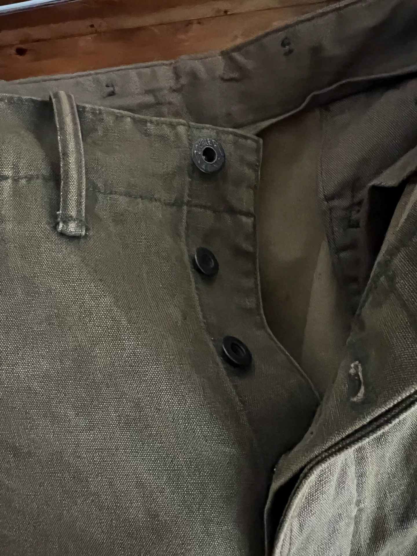 Double RRL Vintage Canvas Work Overalls — back