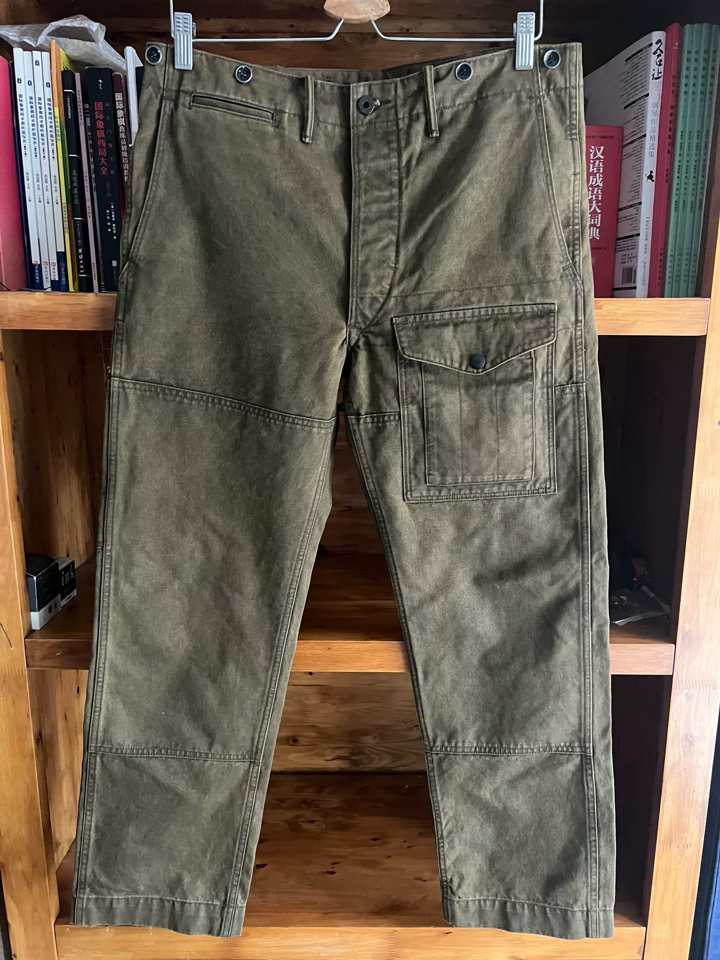 Double RRL Vintage Canvas Work Overalls
