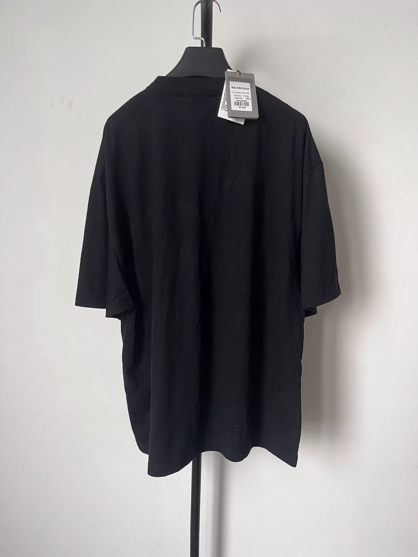 Balenciaga Letter Print Loose T-Shirt — front