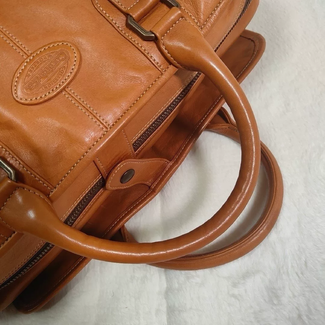 PORTER Coltina Camel Brown Boston Bag — back