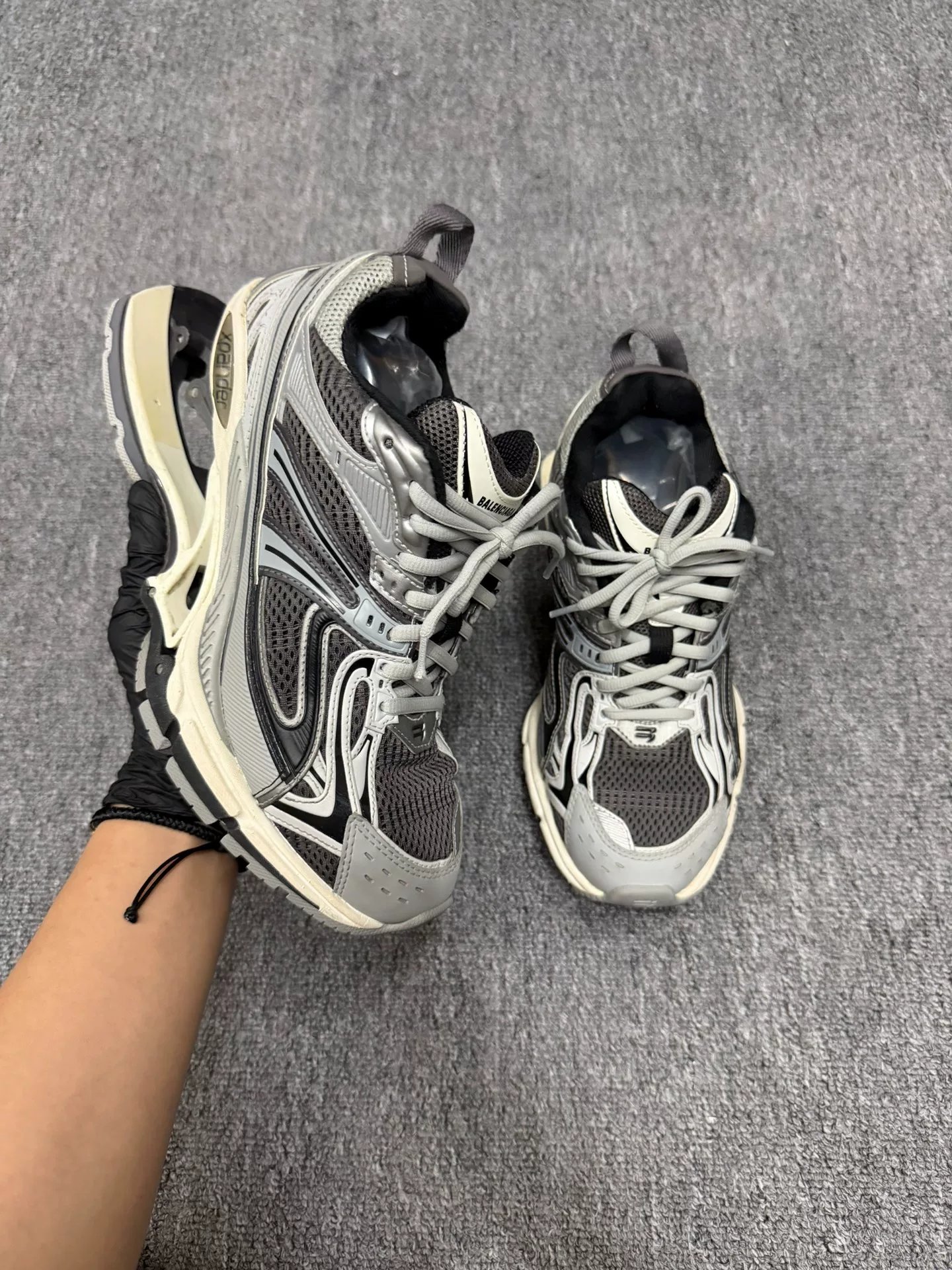 Balenciaga Track Dad Shoes — label
