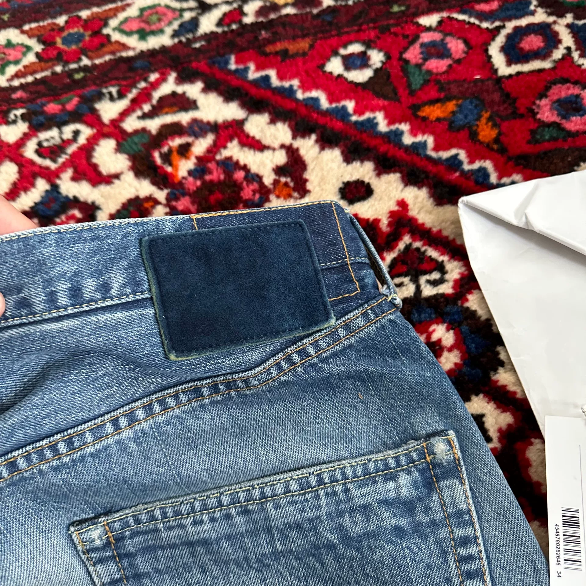 VISVIM 25ss 01 Wide D43 Jeans W30L30 — label