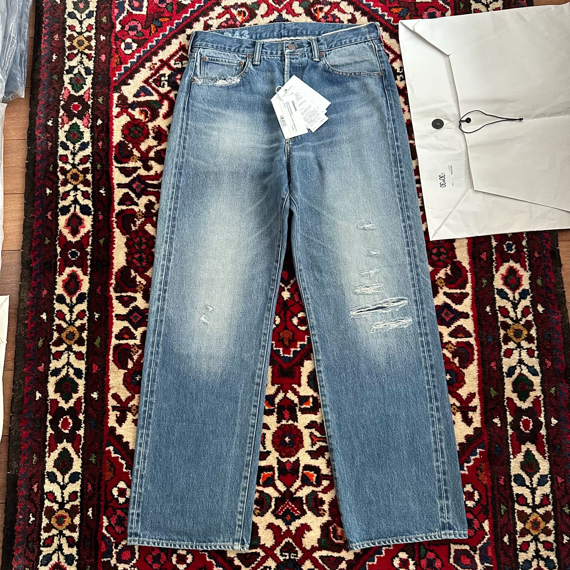 VISVIM 25ss 01 Wide D43 Jeans W30L30