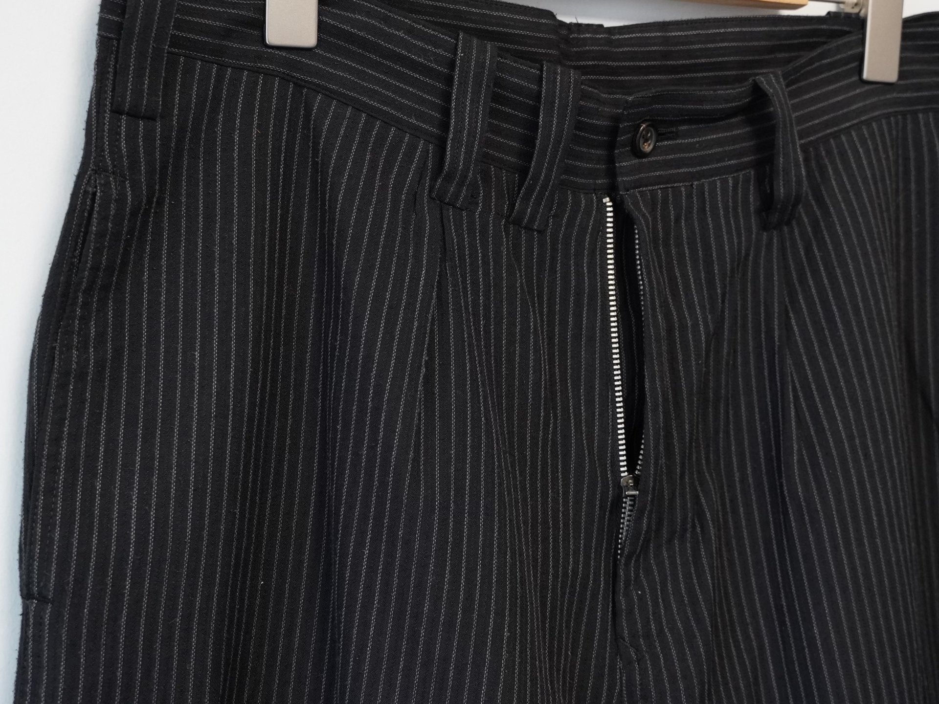 Yohji Yamamoto 96SS Striped Wide-Leg Pants — back