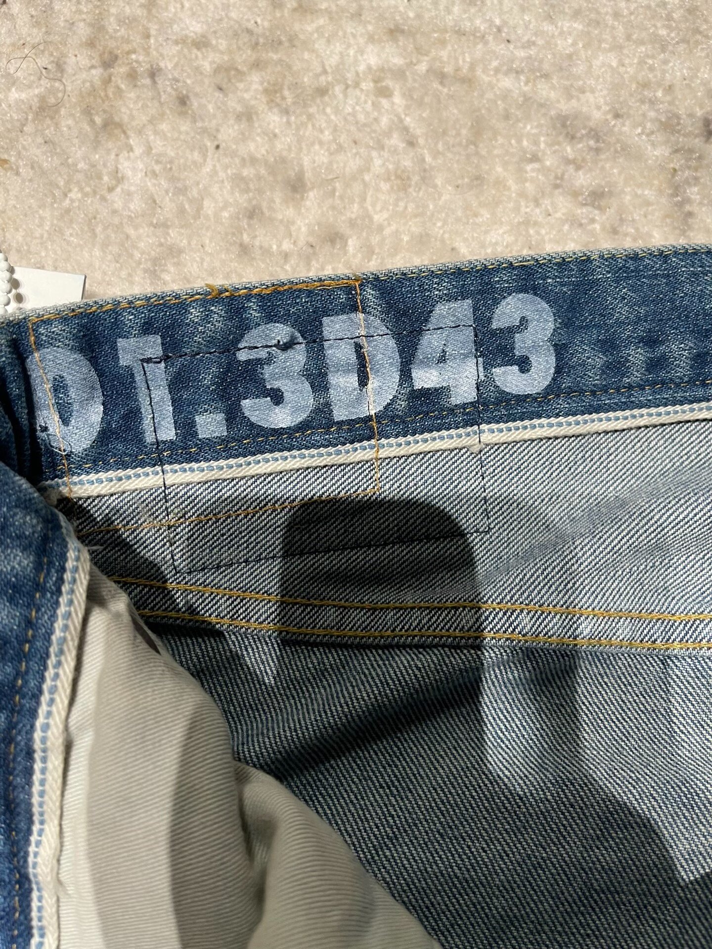 VISVIM 25SS SOCIAL SCULPTURE 01 WIDE Jeans — label