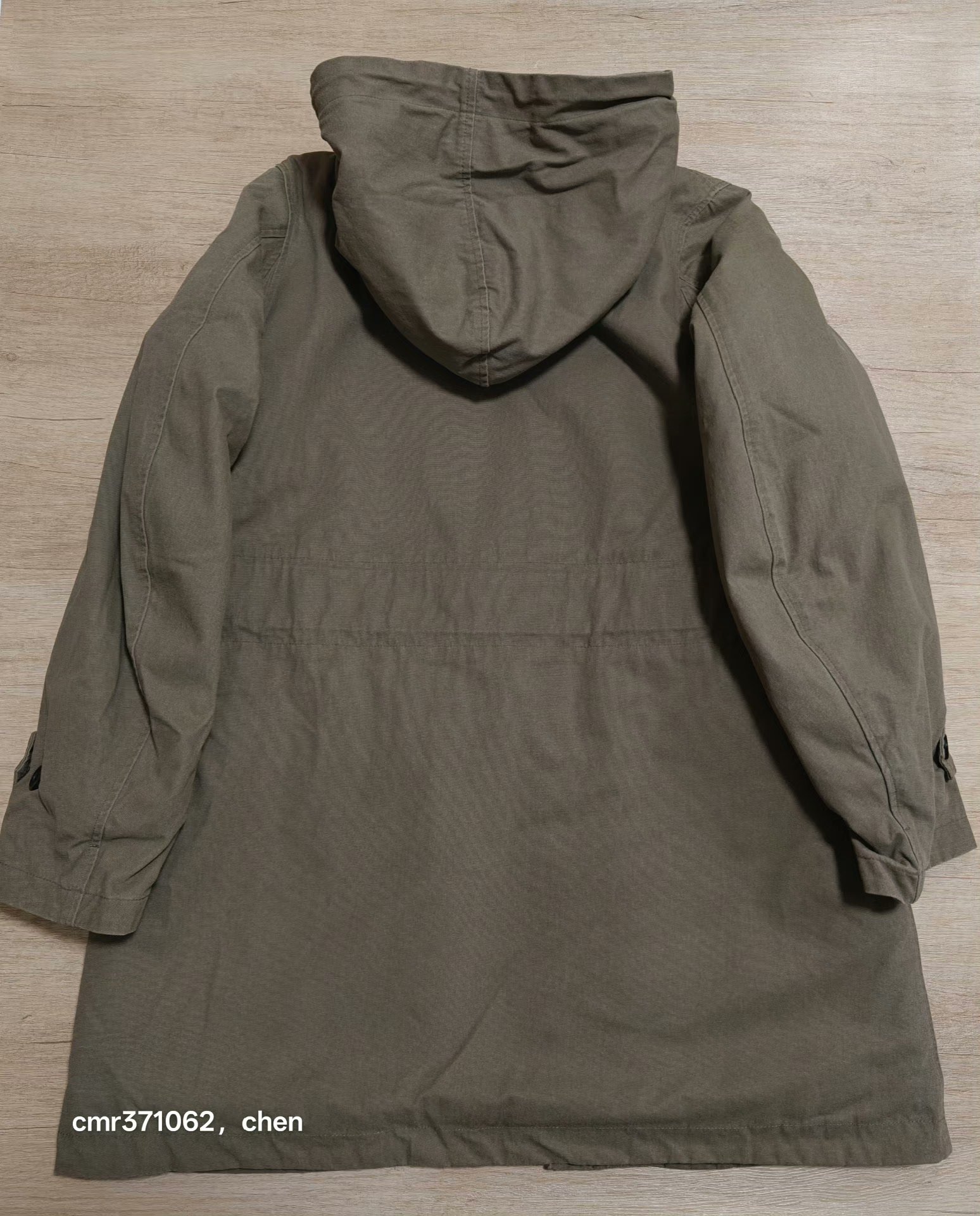 visvim 17AW Admiral Parka Wool/Alpaca — label
