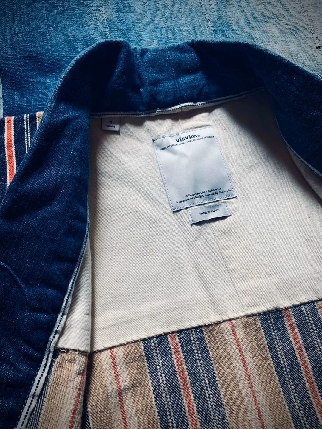Visvim 2012 Sanjuro Kimono Minsaa — detail