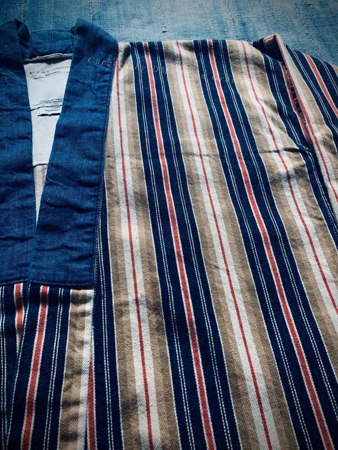 Visvim 2012 Sanjuro Kimono Minsaa — label