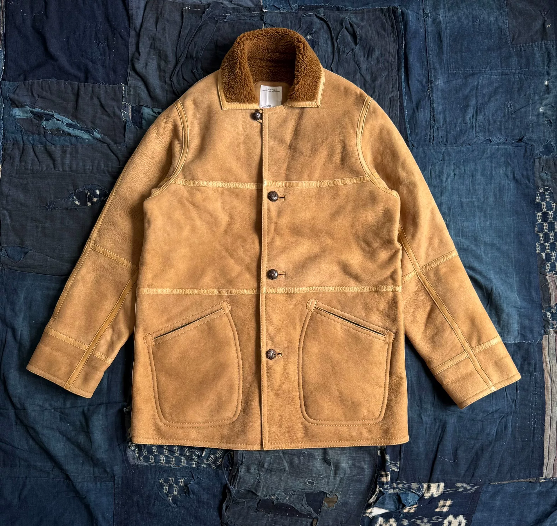 VISVIM 18AW PATTON VEG SHERLING COAT