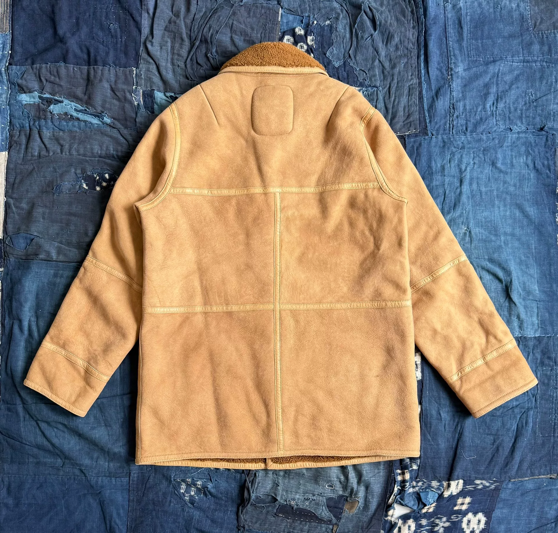 VISVIM 18AW PATTON VEG SHERLING COAT — detail