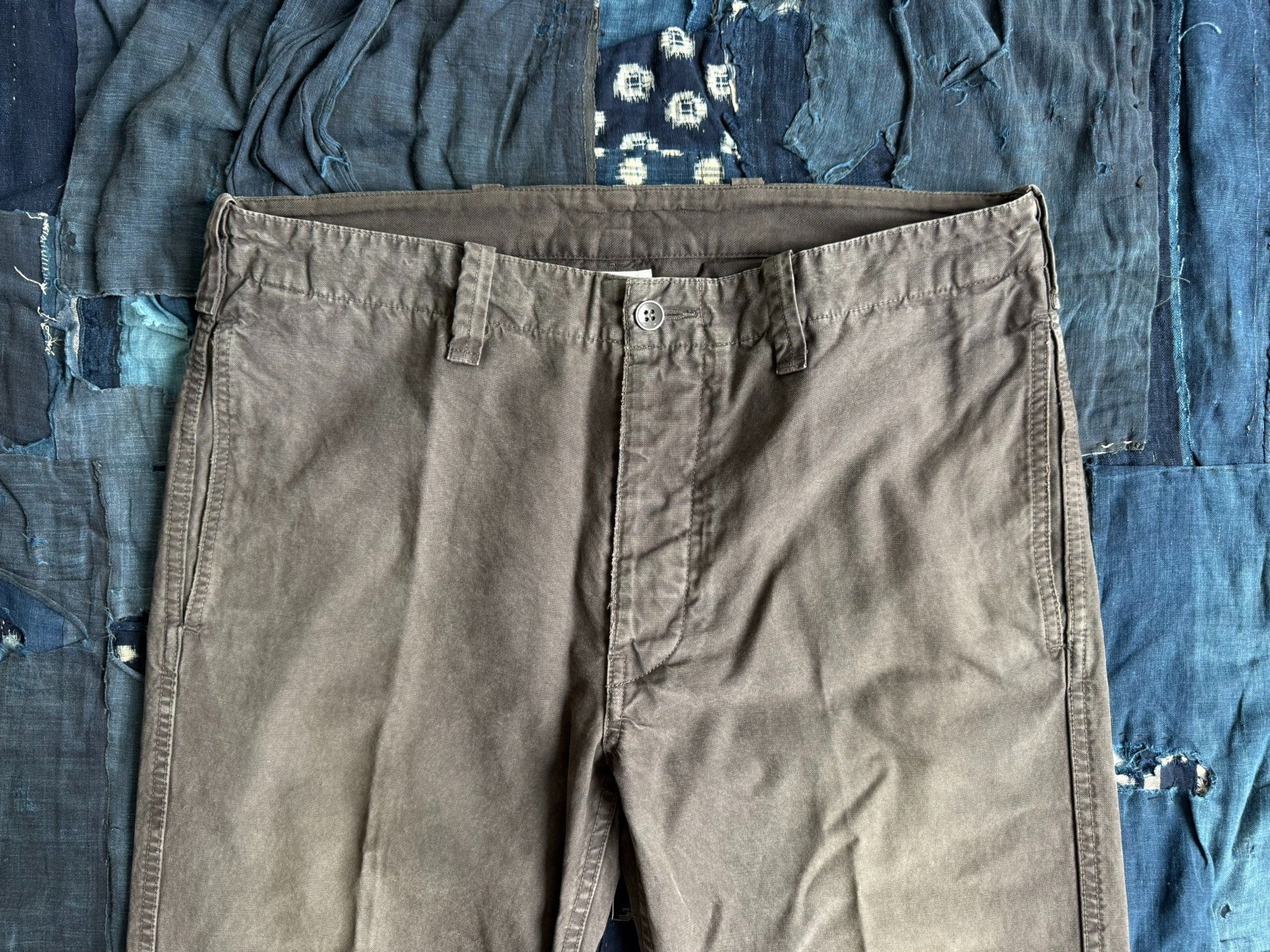VISVIM 20AW GIFFORD DMGD Pants — label