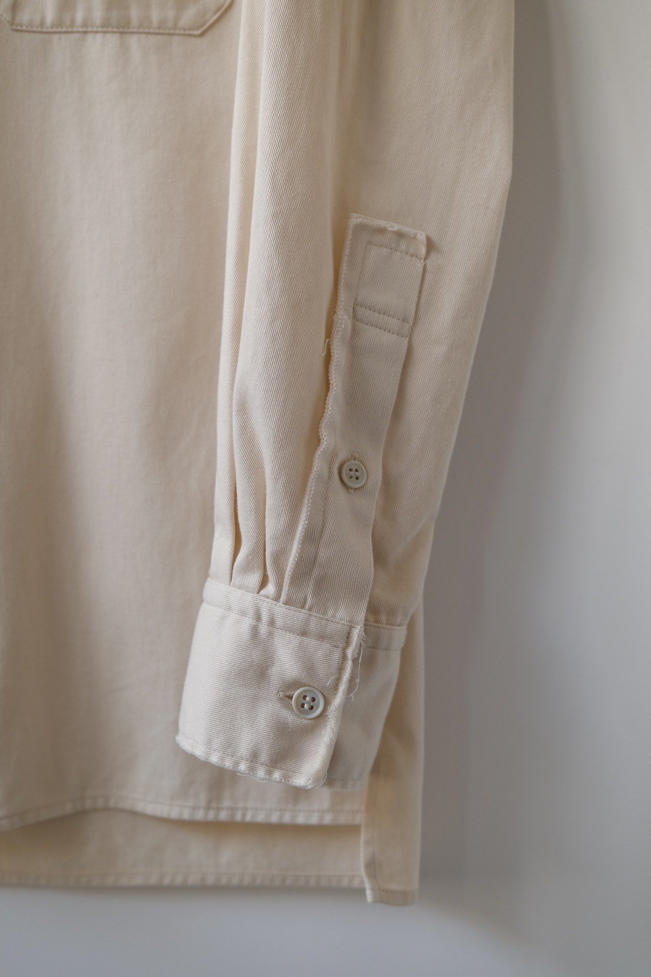 Yohji Yamamoto 15AW Pleated Shirt — label