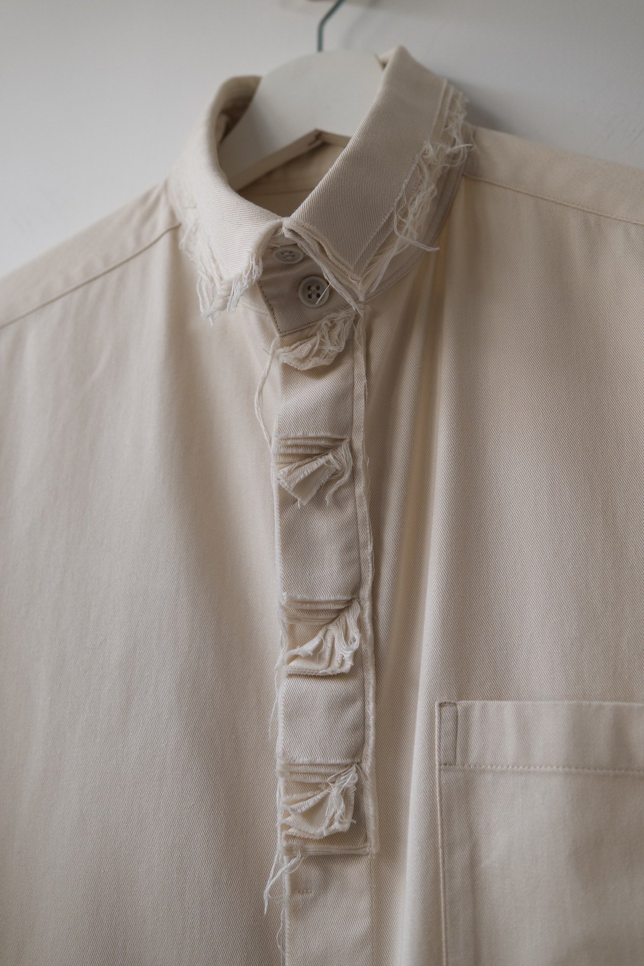 Yohji Yamamoto 15AW Pleated Shirt — back