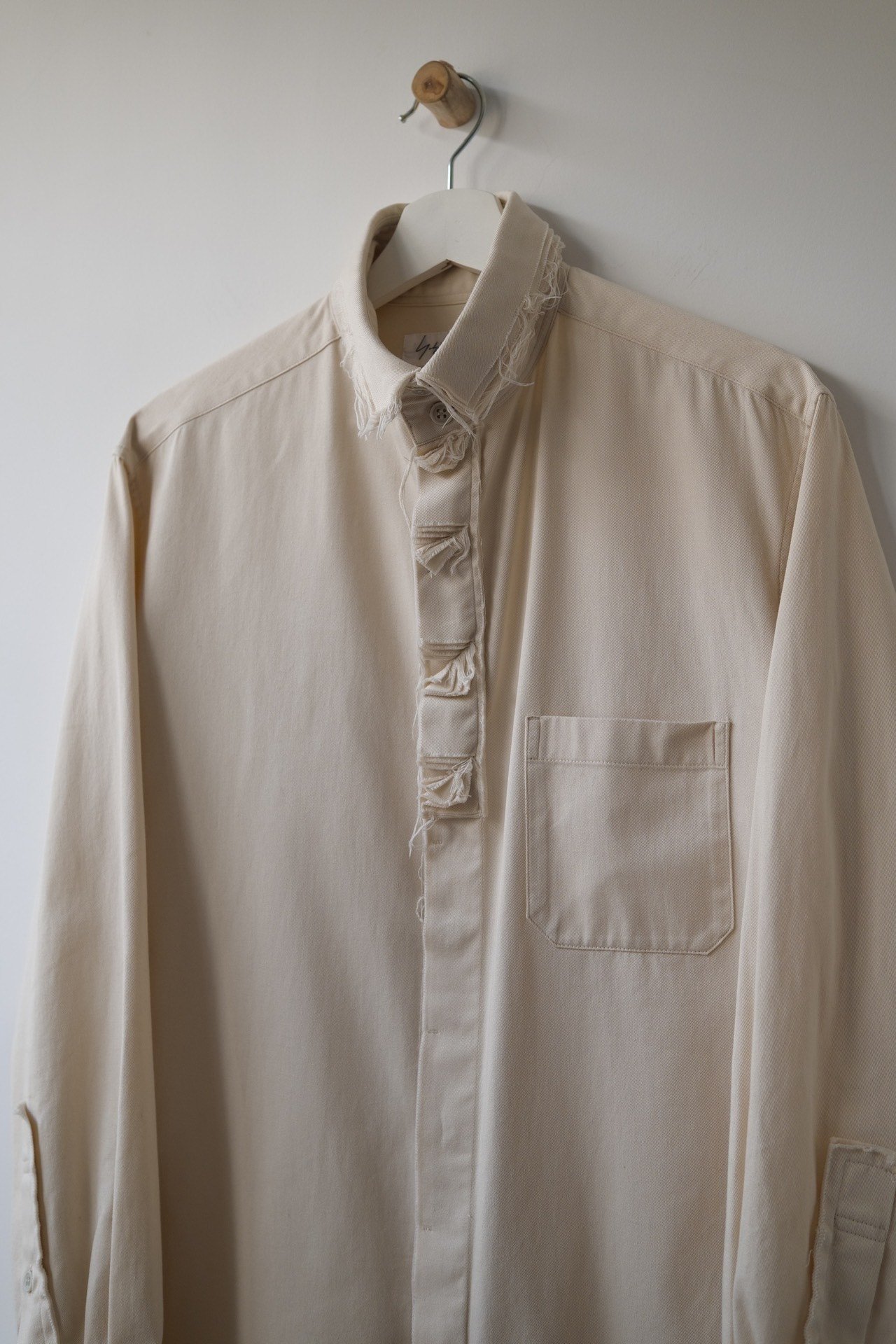 Yohji Yamamoto 15AW Pleated Shirt — front