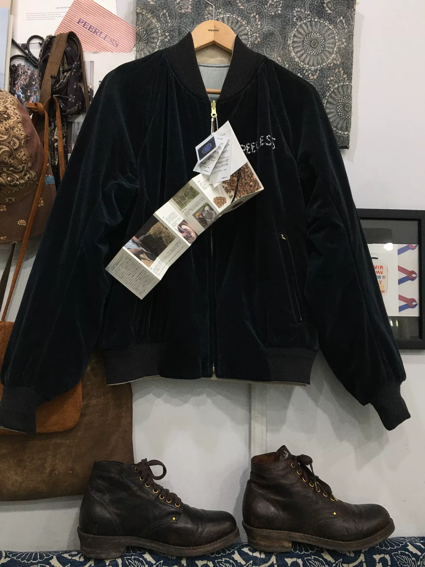 Visvim Douglas Reversible Dragon Jacket — detail