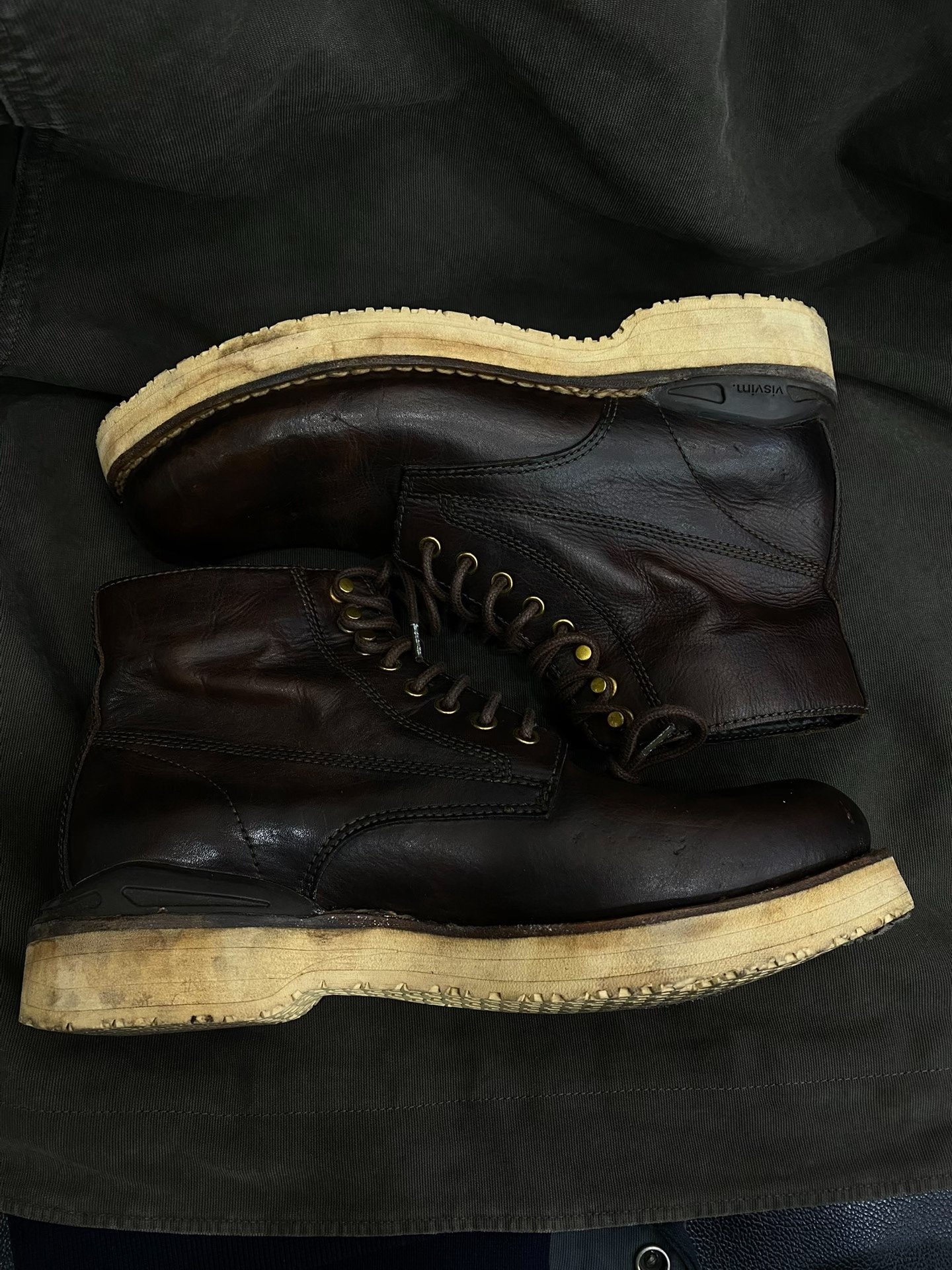 visvim 14ss ICT Virgil Boots Folk — front