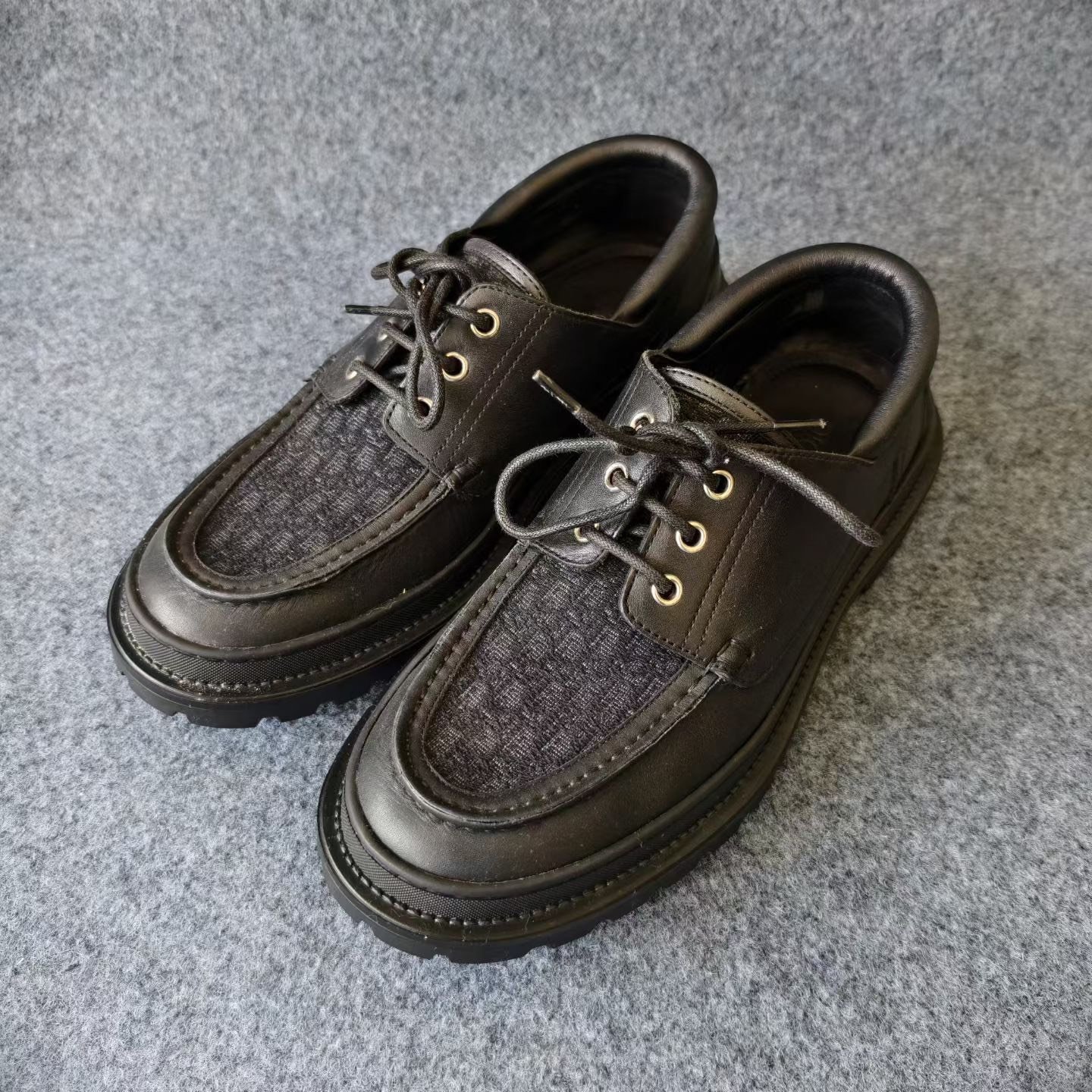 Dior All-Over Logo Monogram Derby Shoes