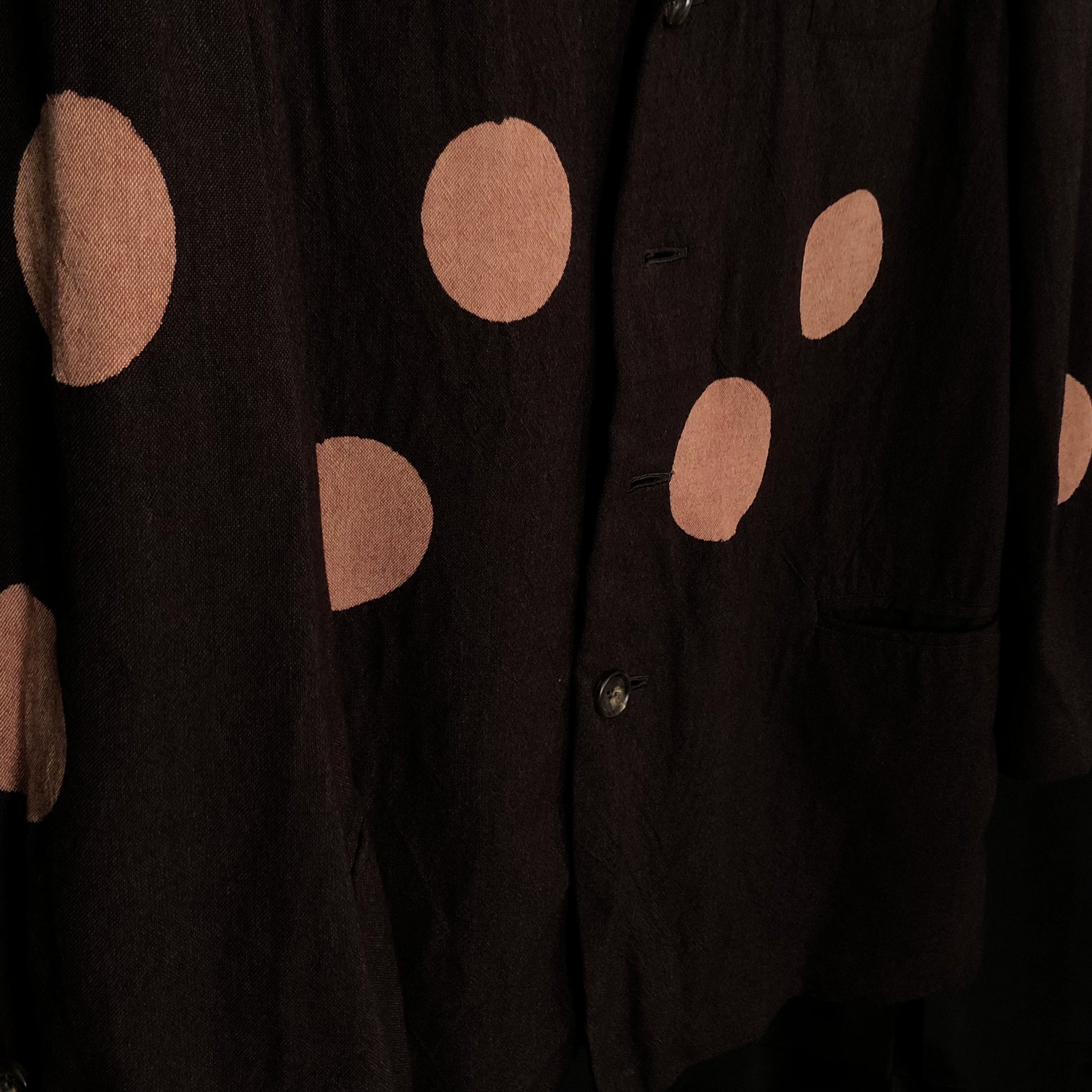 Yohji Yamamoto 1996AW Discharge Print Coat — back