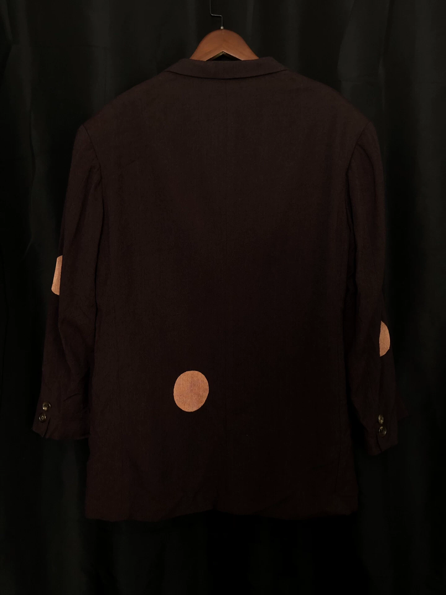Yohji Yamamoto 1996AW Discharge Print Coat — front