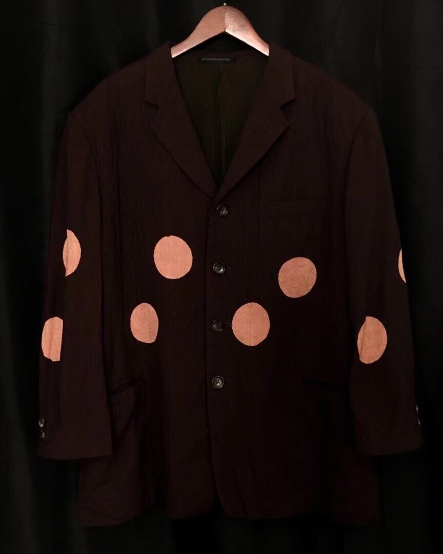 Yohji Yamamoto 1996AW Discharge Print Coat