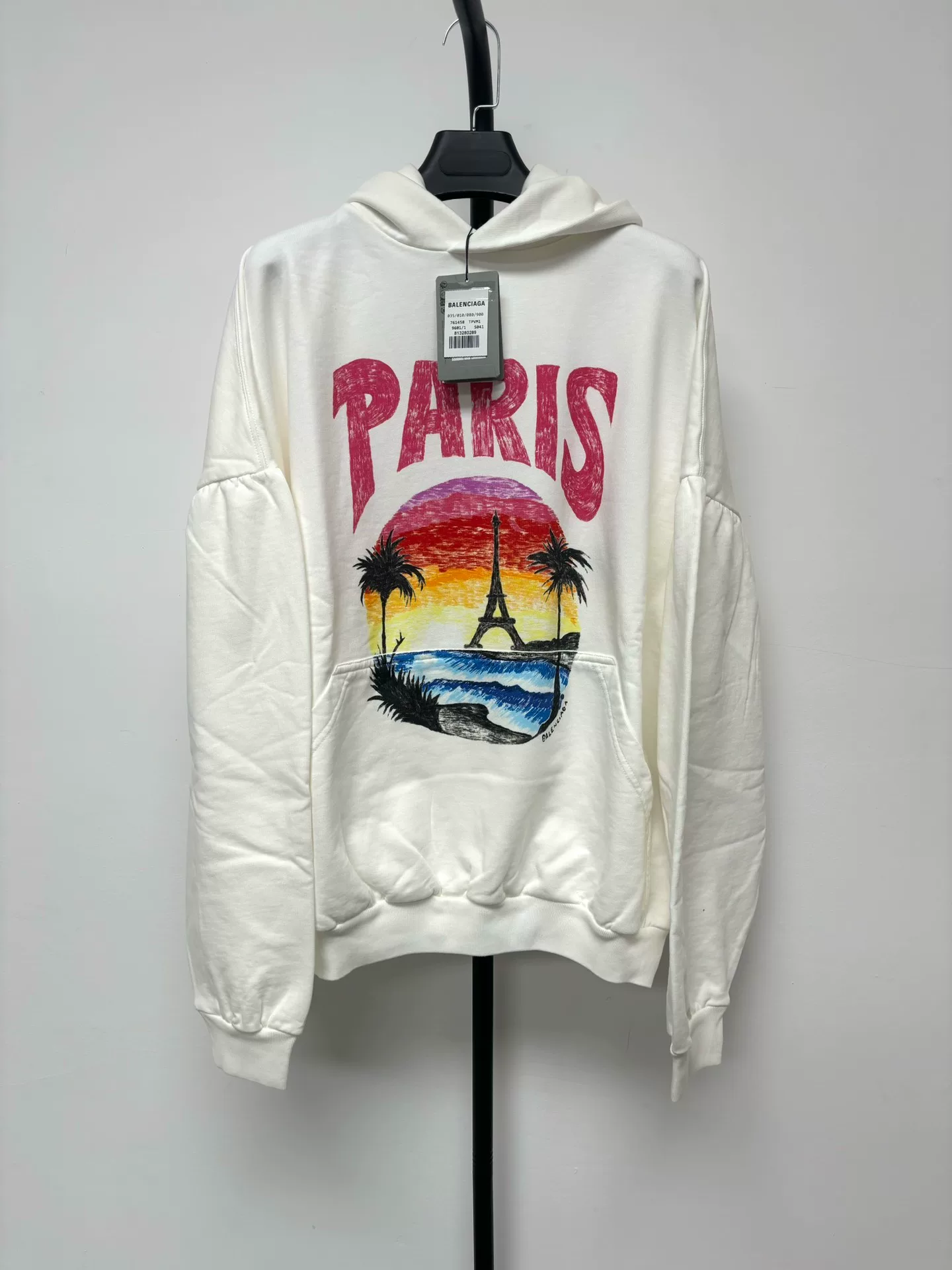Balenciaga Sunset Eiffel Tower Hoodie