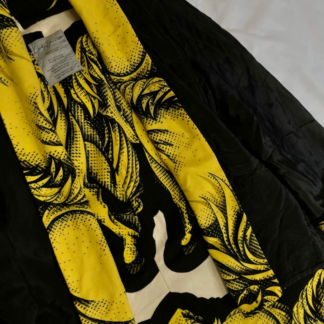 Yohji Yamamoto 1985AW Horse-Pattern Coat — back